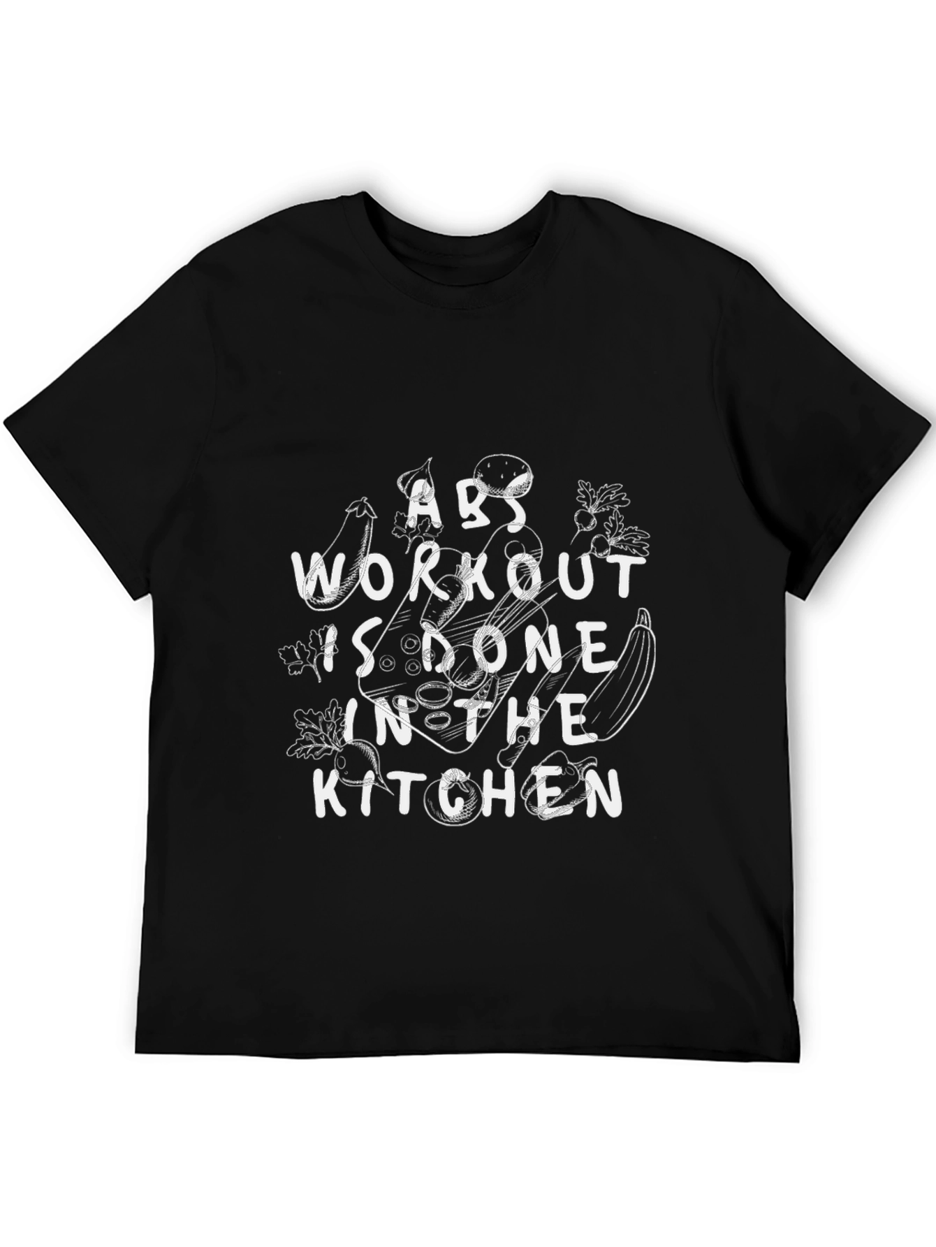 Abs Workout Kitchen T-Shirt