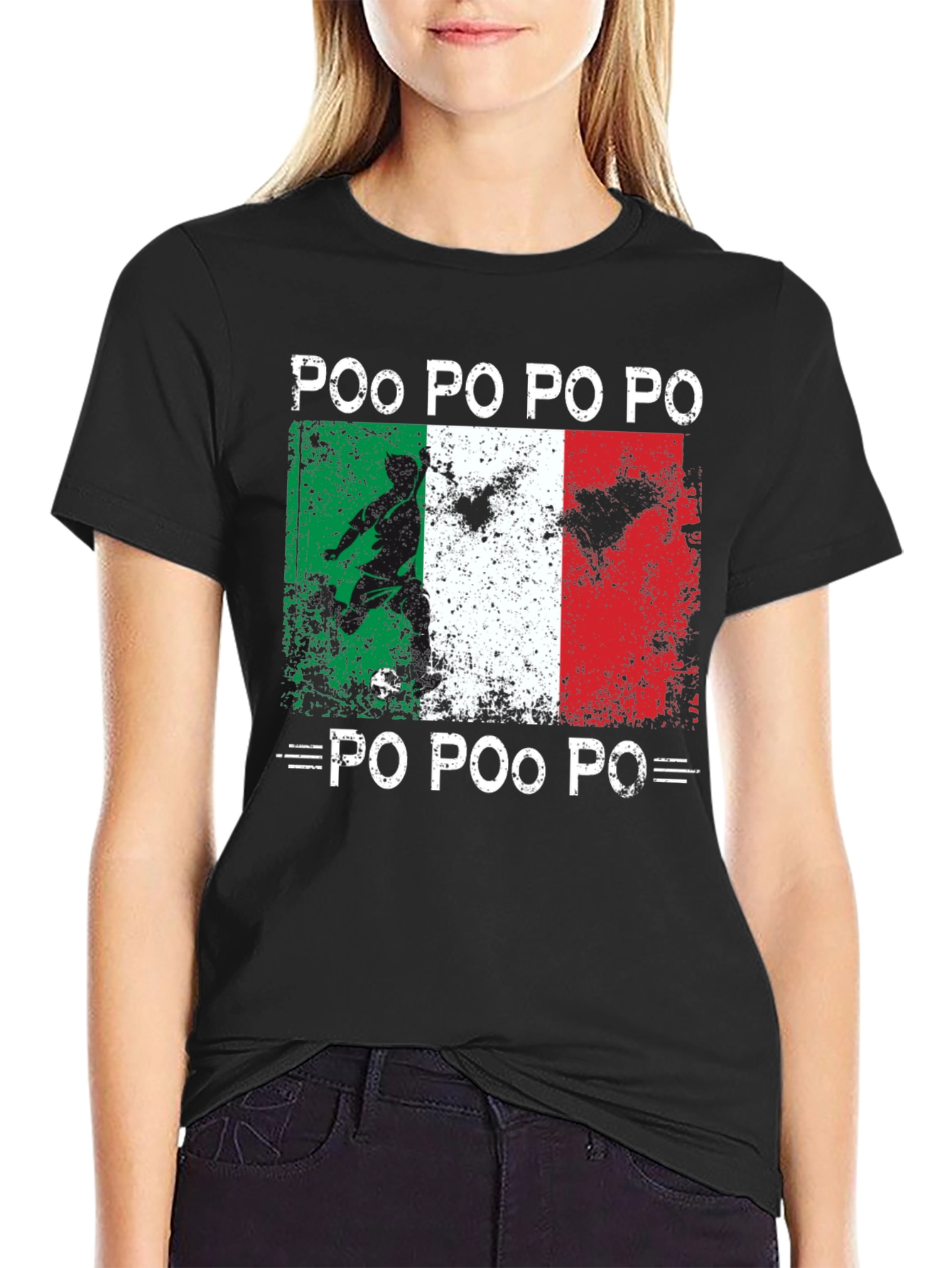 Italian Football Fan T-Shirt Po Po Po