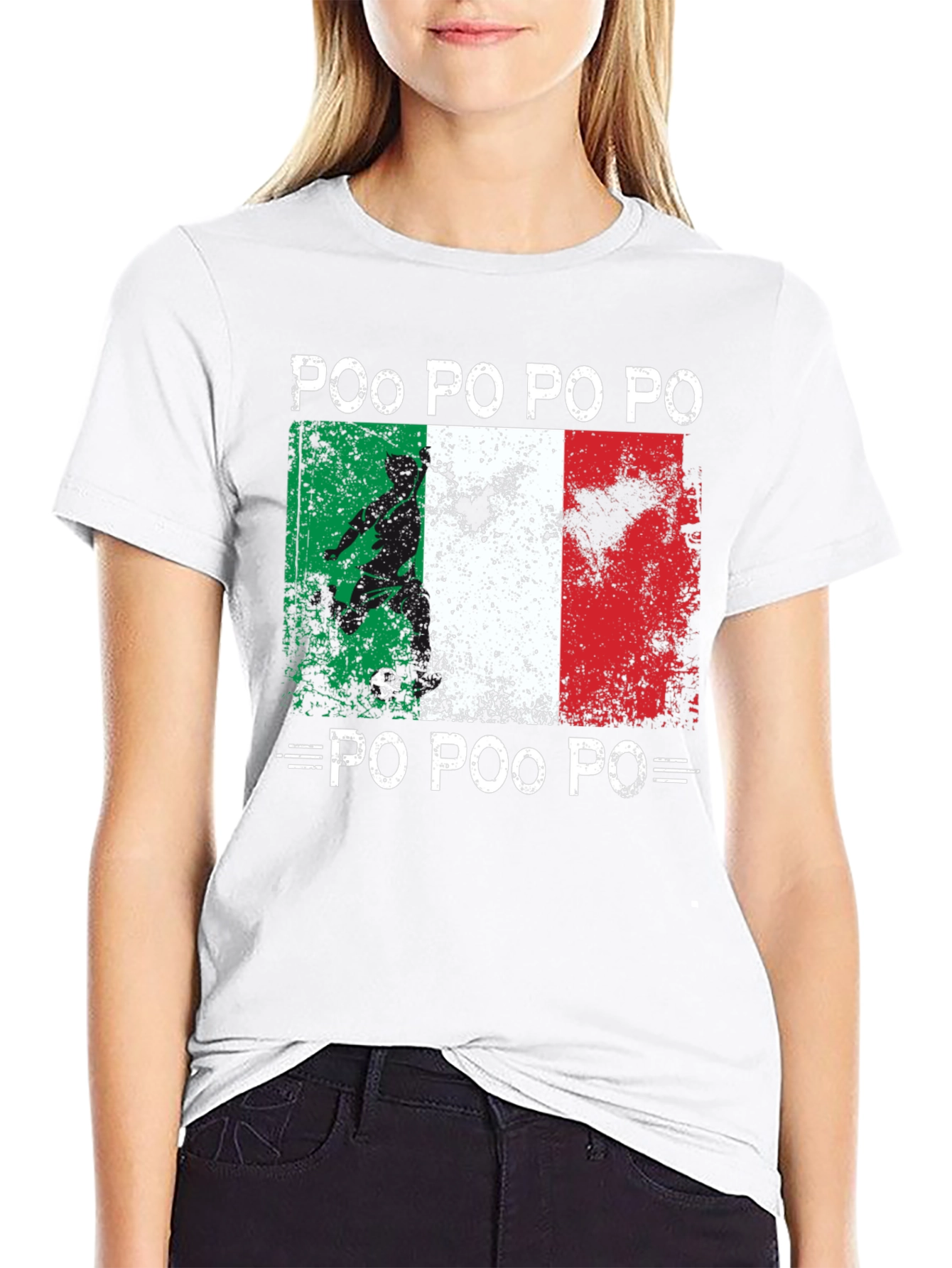 Italian Football Fan T-Shirt Po Po Po