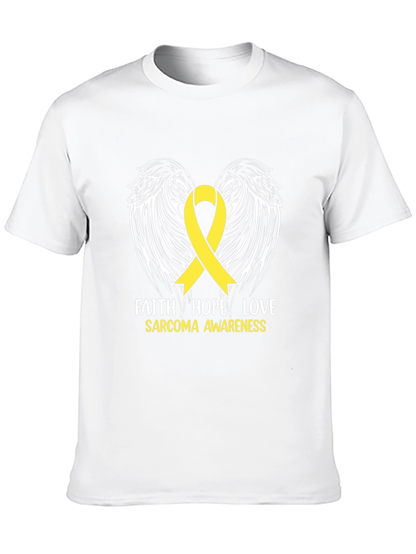 Faith Hope Love Sarcoma Awareness T-Shirt