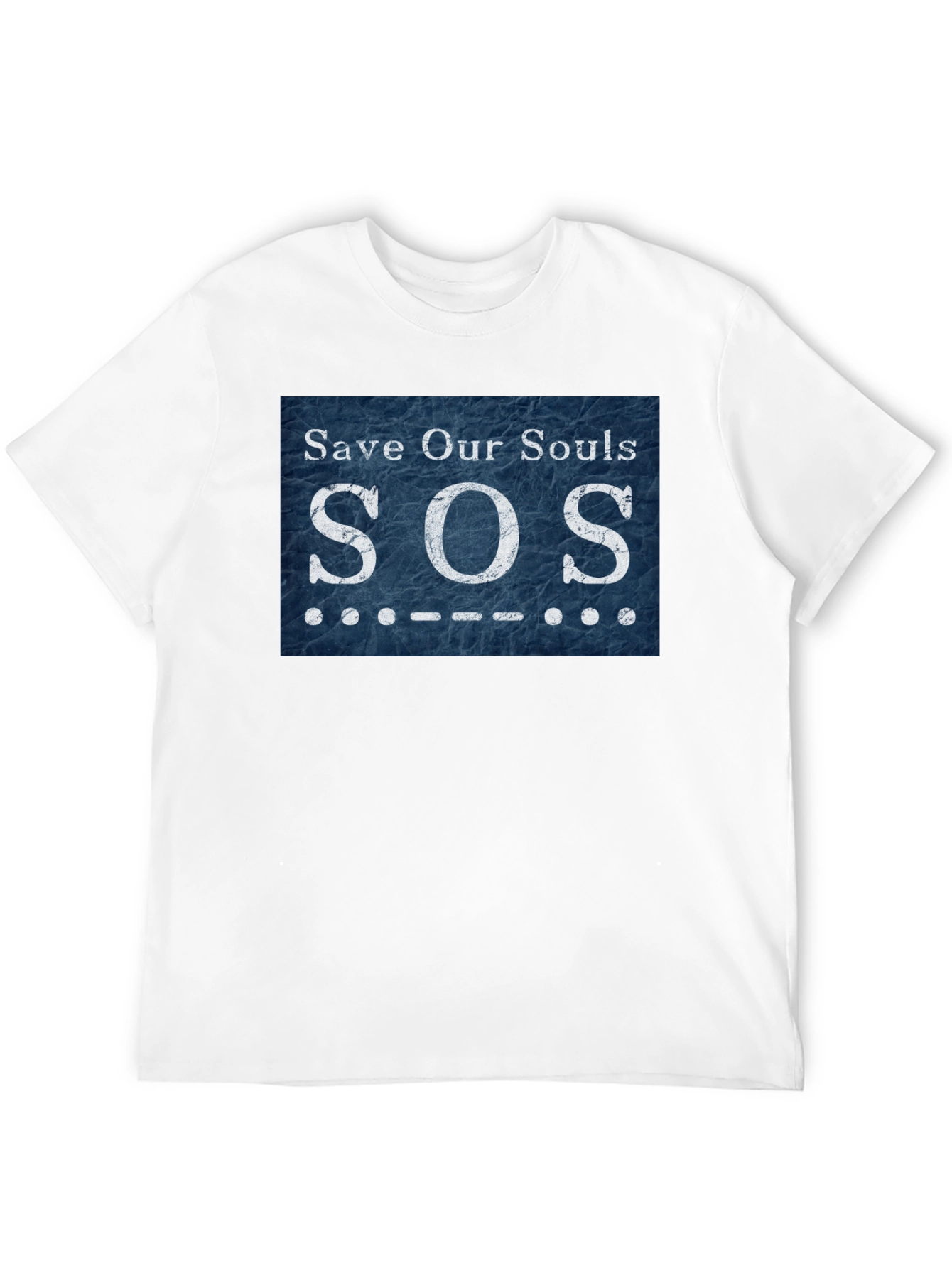Save Our Souls SOS Morse Code T-Shirt