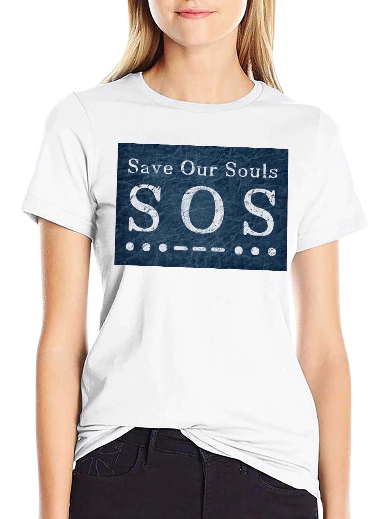 Save Our Souls SOS Morse Code T-Shirt