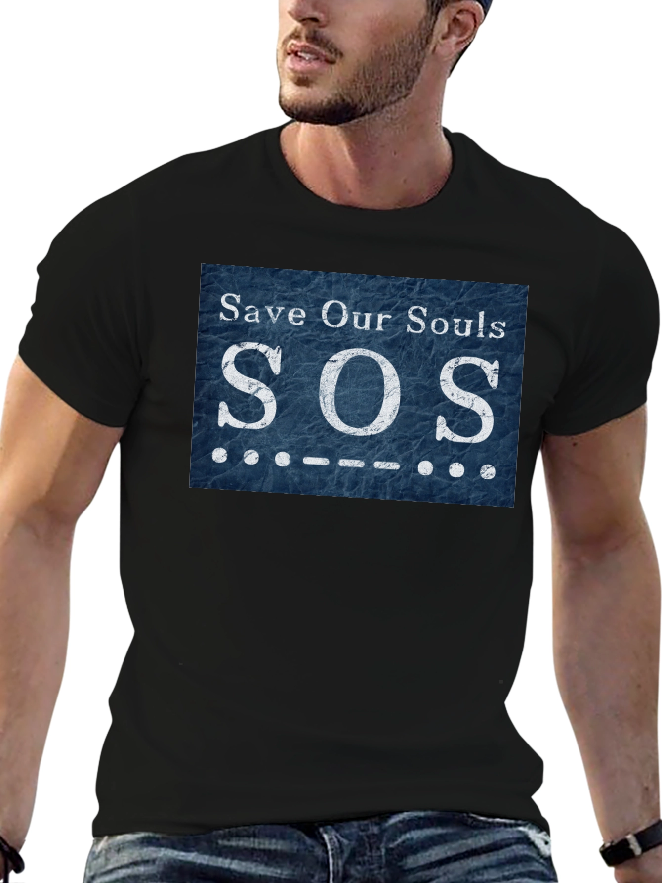 Save Our Souls SOS Morse Code T-Shirt