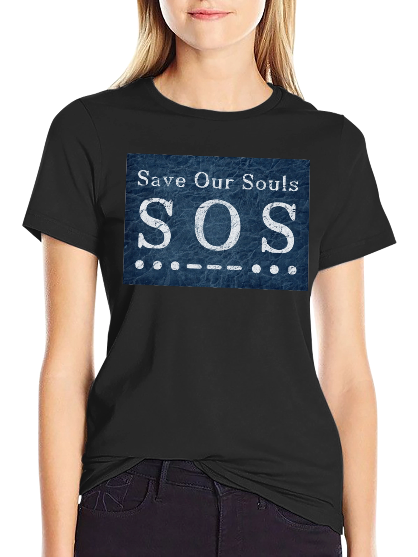 Save Our Souls SOS Morse Code T-Shirt