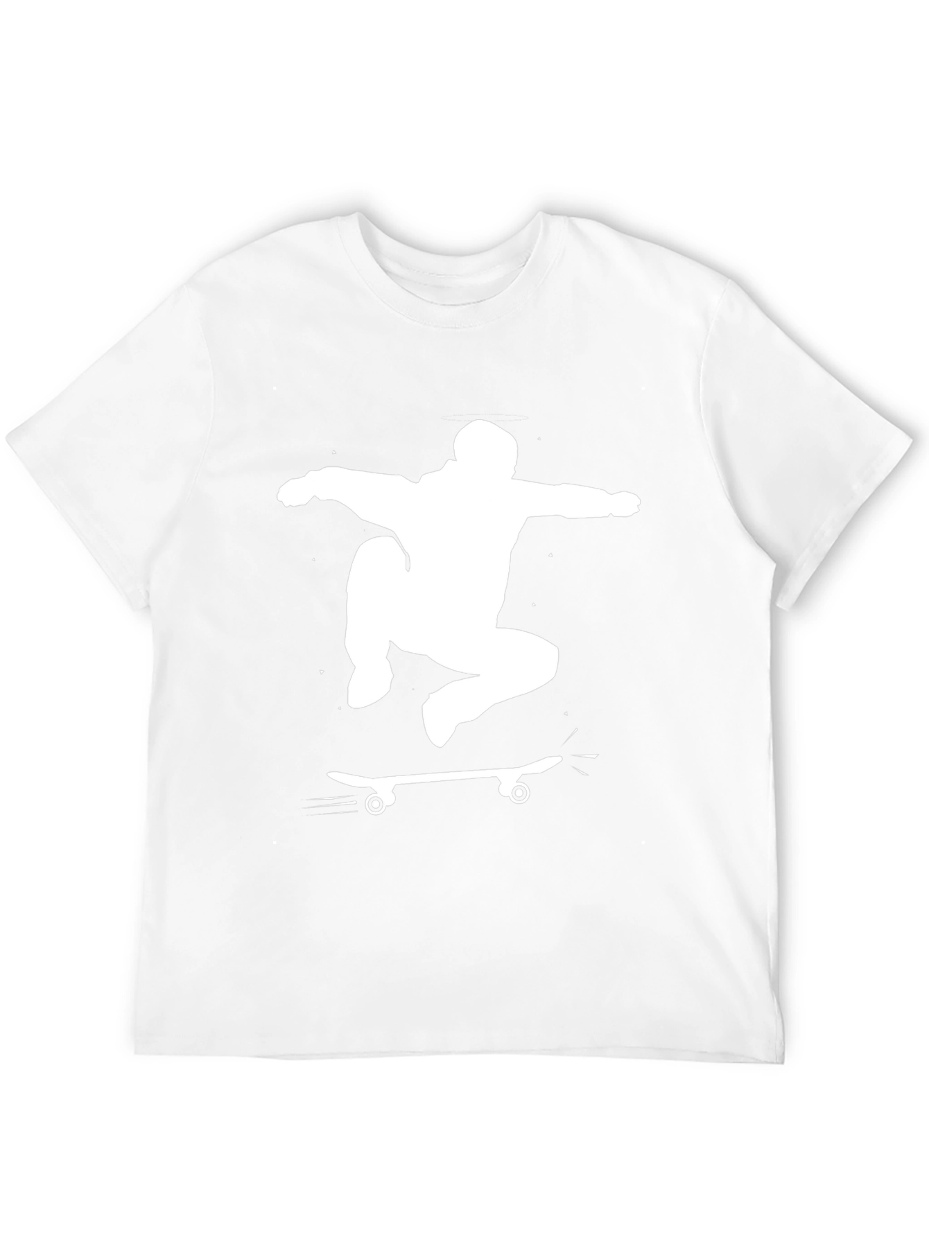 Skateboarder Graphic Tee - Black