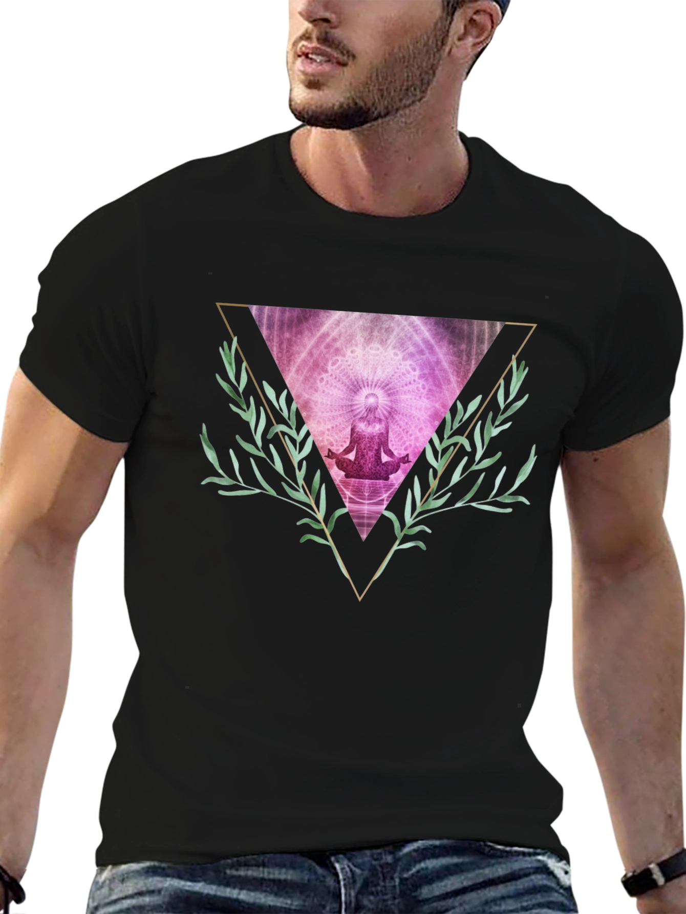 Meditative Triangle Graphic Tee
