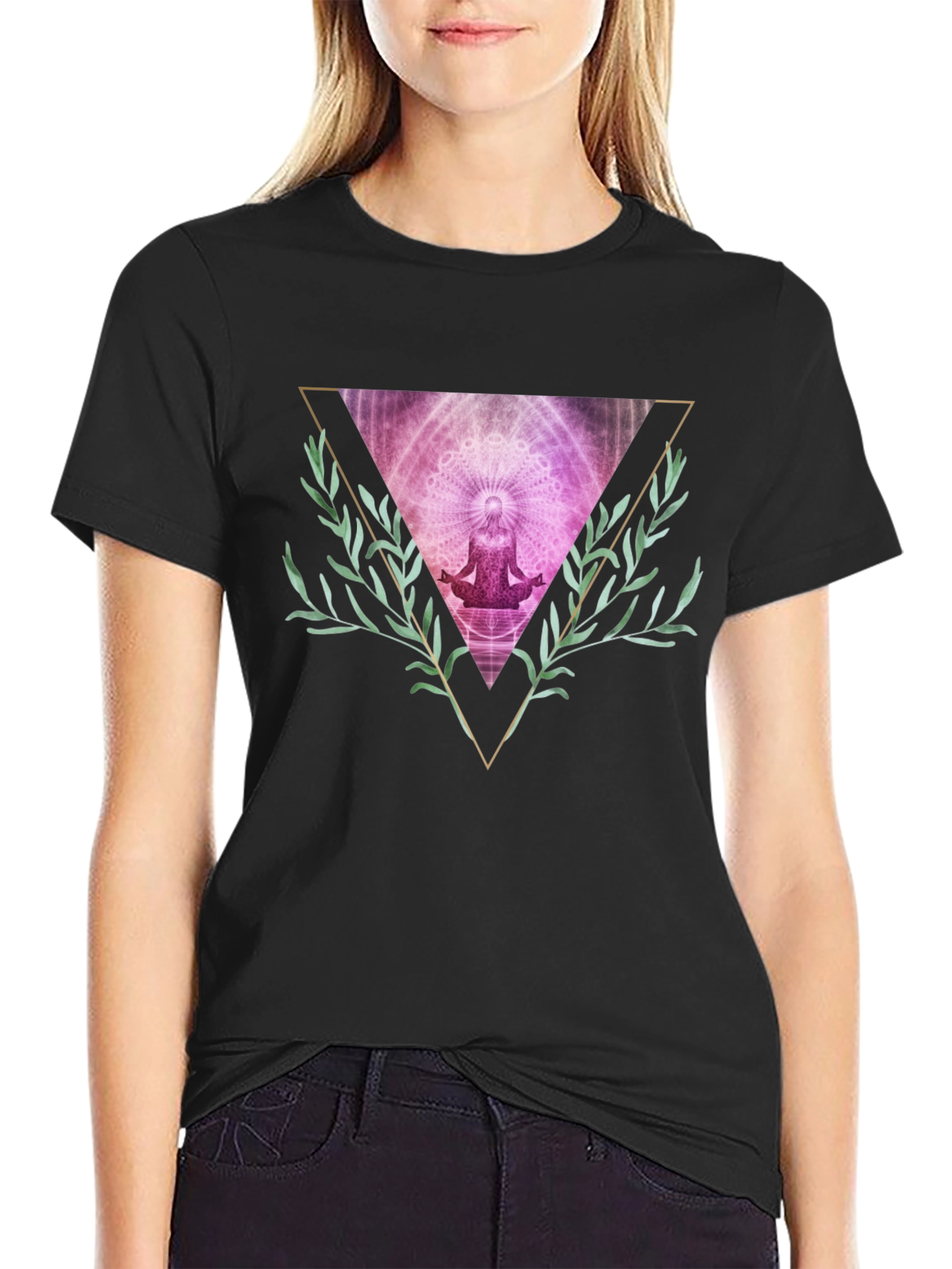 Meditative Triangle Graphic Tee