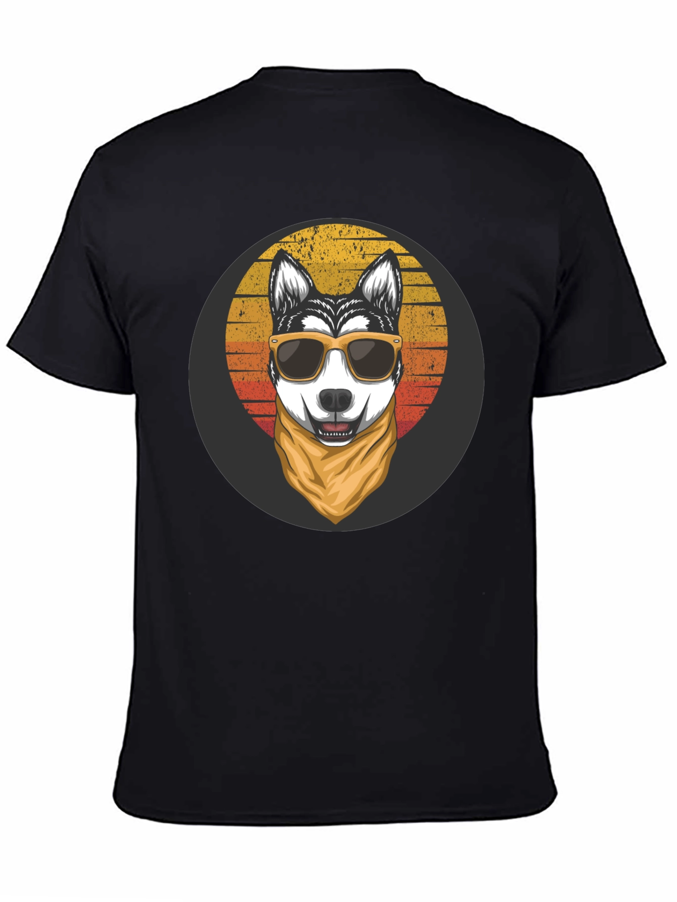 Cool Dog Graphic Tee - Stylish Black Shirt