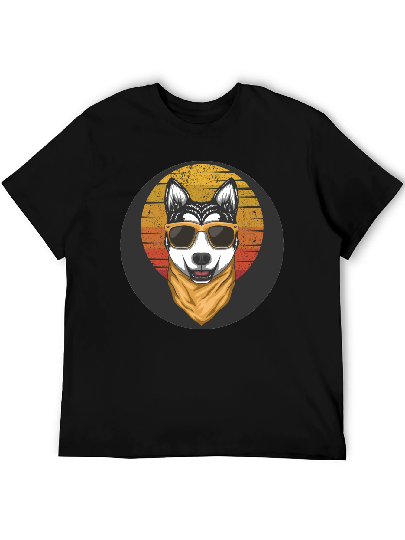 Cool Dog Graphic Tee - Stylish Black Shirt