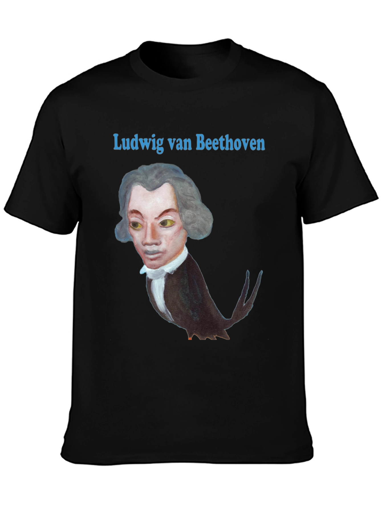 Beethoven Bird T-Shirt - Black