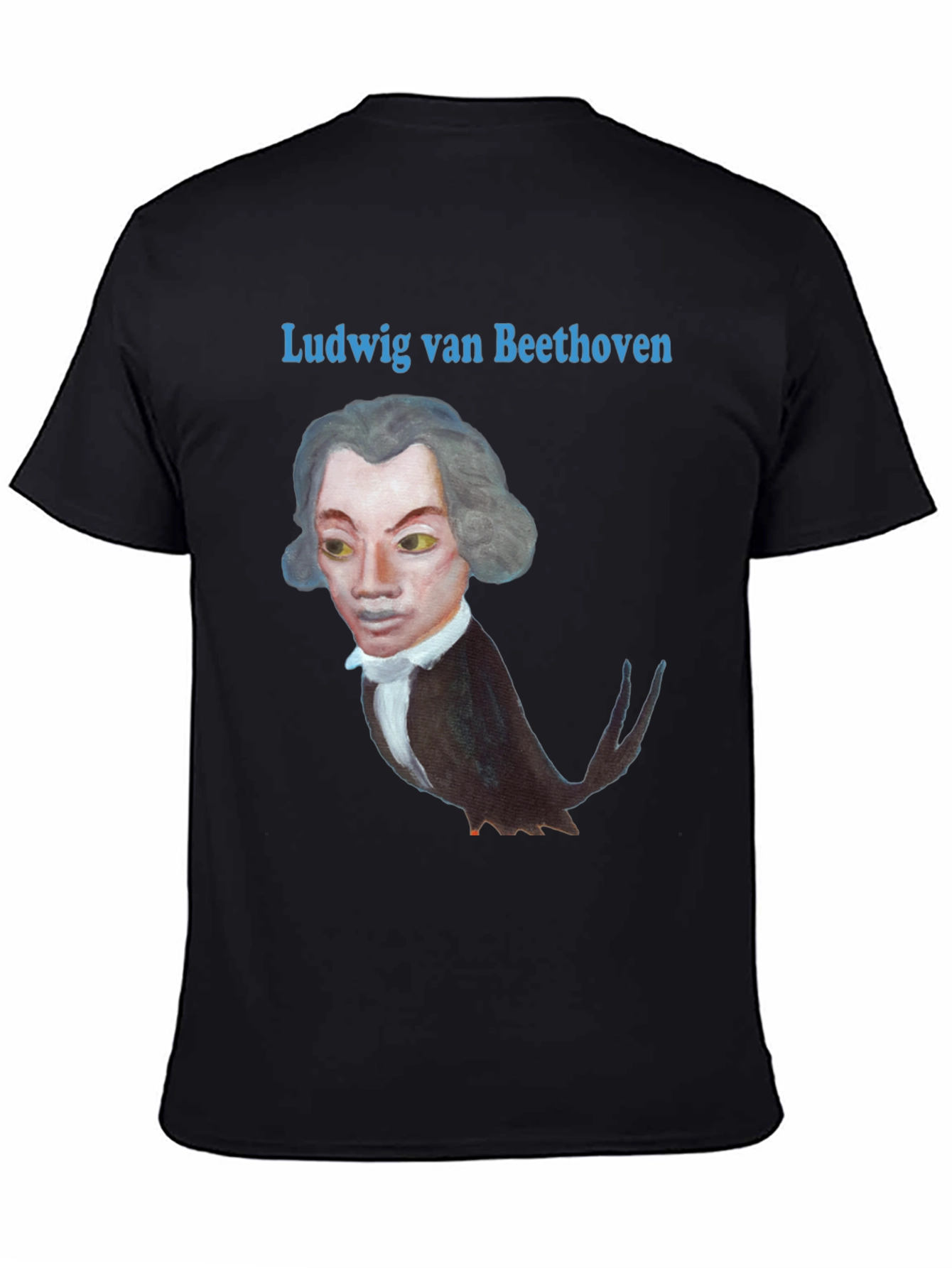 Beethoven Bird T-Shirt - Black