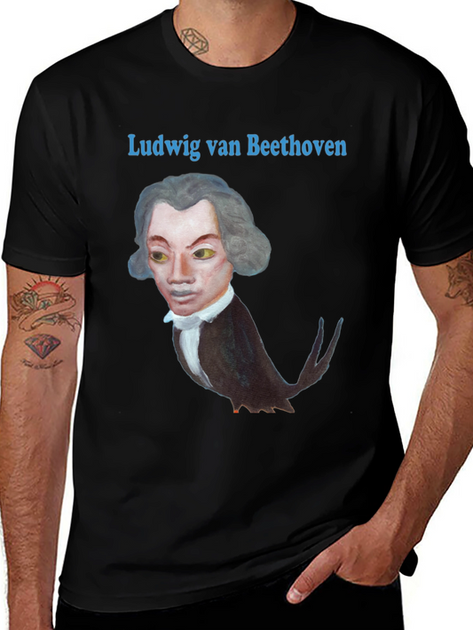 Beethoven Bird T-Shirt - Black