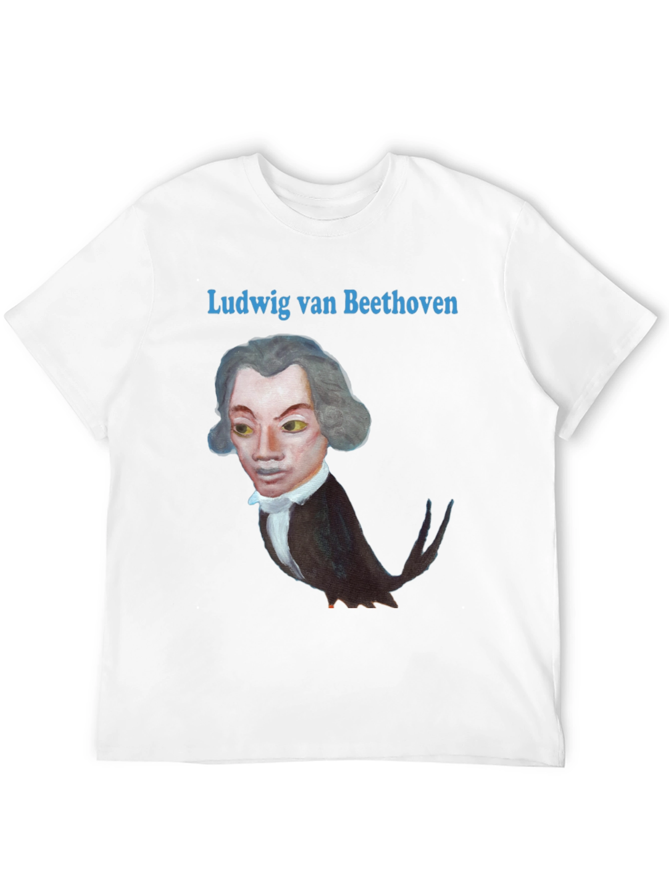 Beethoven Bird T-Shirt - Black