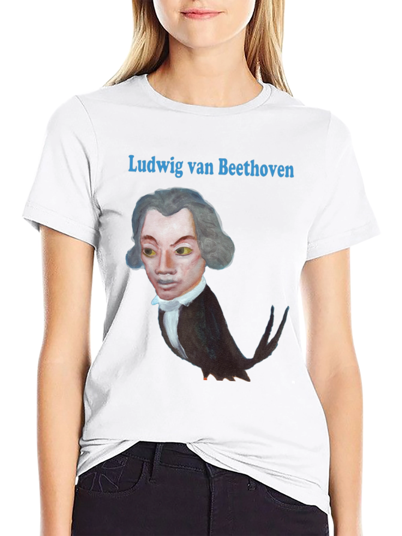 Beethoven Bird T-Shirt - Black