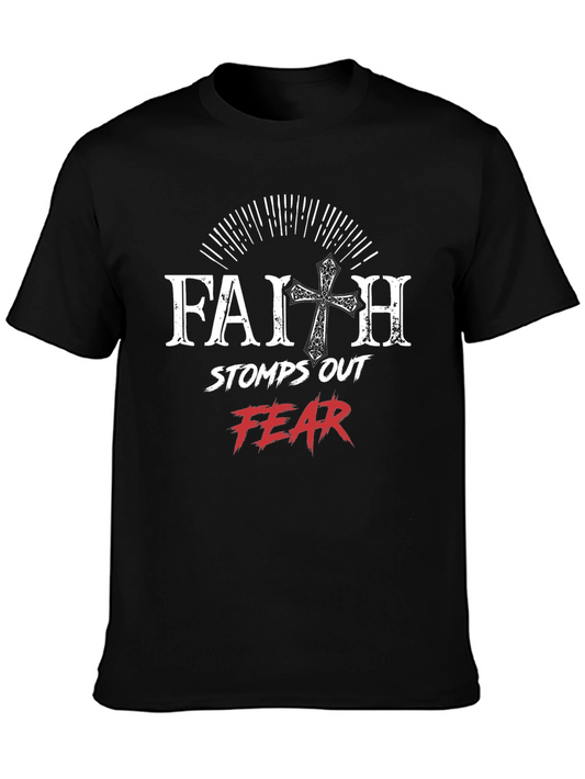 Faith Over Fear Graphic T-Shirt - Christian Apparel