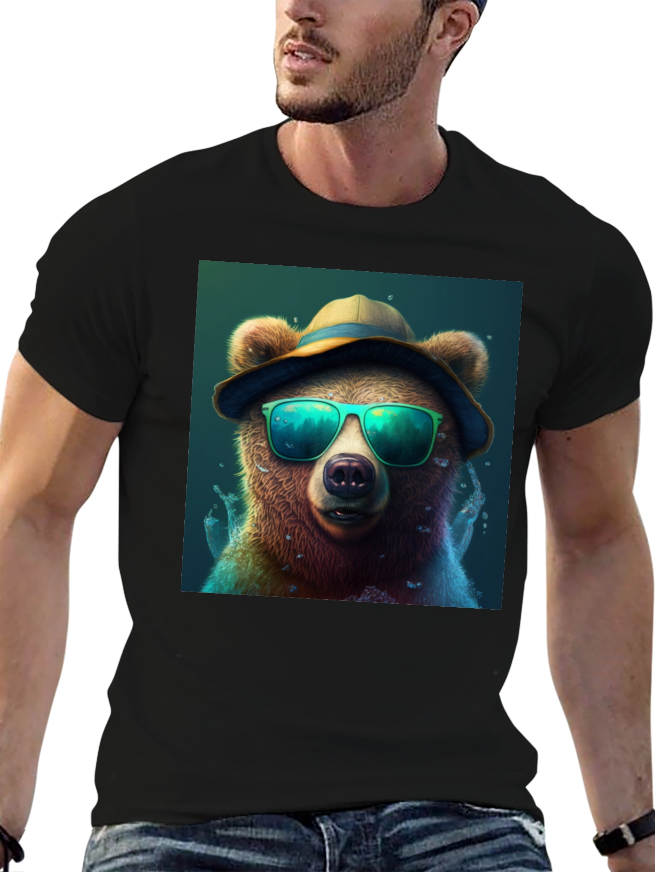 Cool Bear Tee: Shades & Hat
