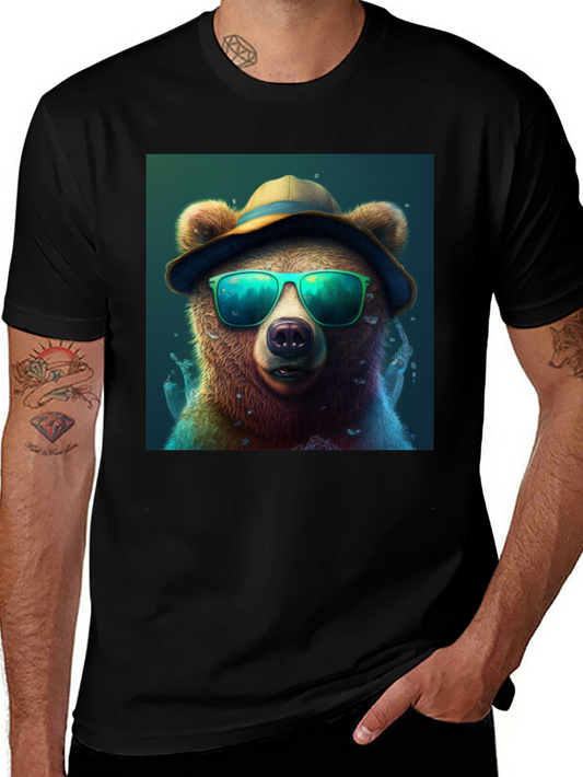 Cool Bear Tee: Shades & Hat