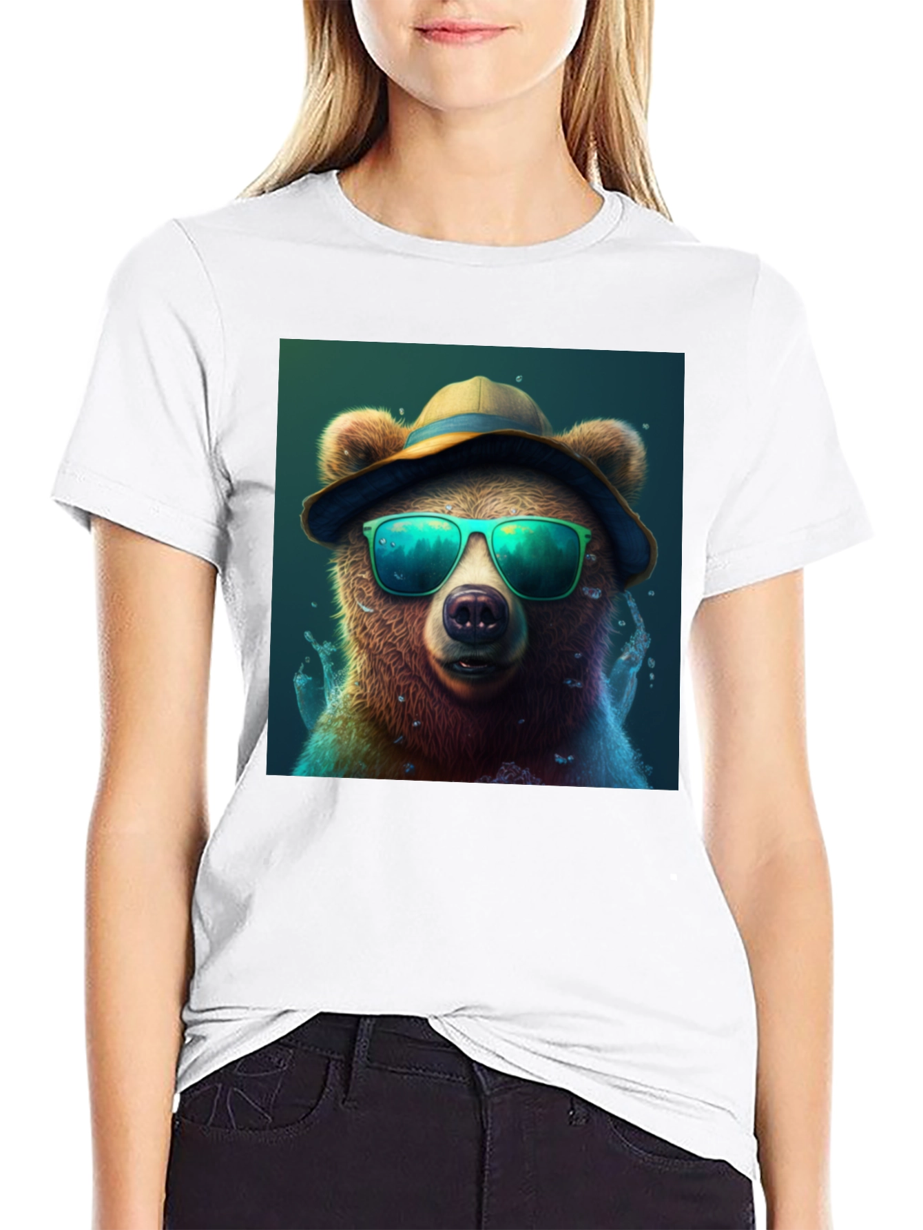 Cool Bear Tee: Shades & Hat