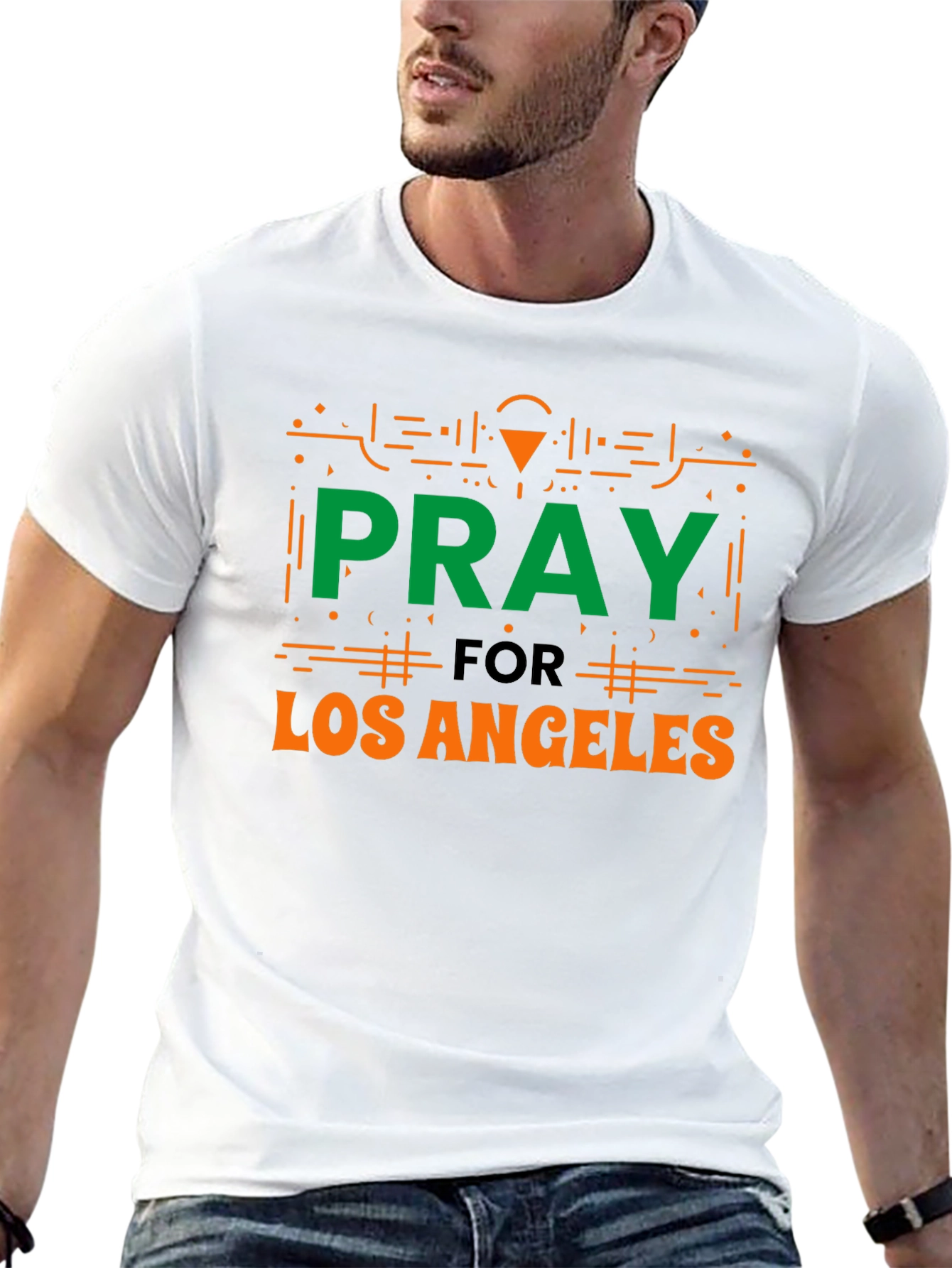 Pray for Los Angeles Graphic T-Shirt