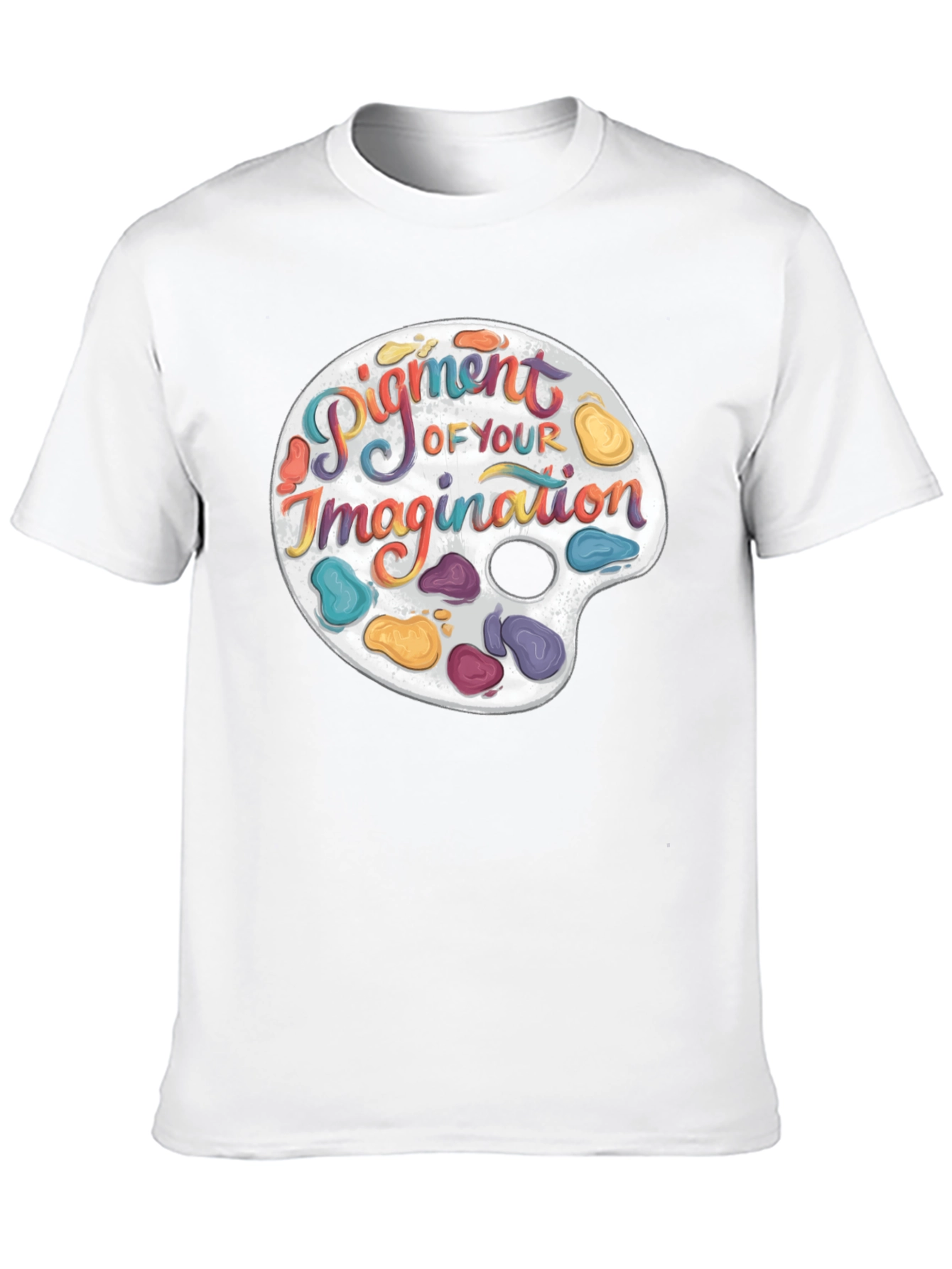 Artistic Palette Graphic T-Shirt - Creative Expression