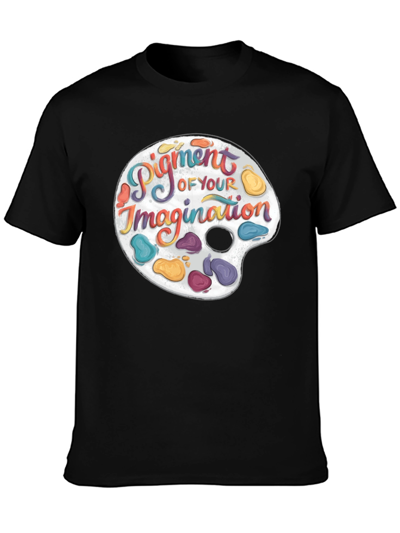 Artistic Palette Graphic T-Shirt - Creative Expression