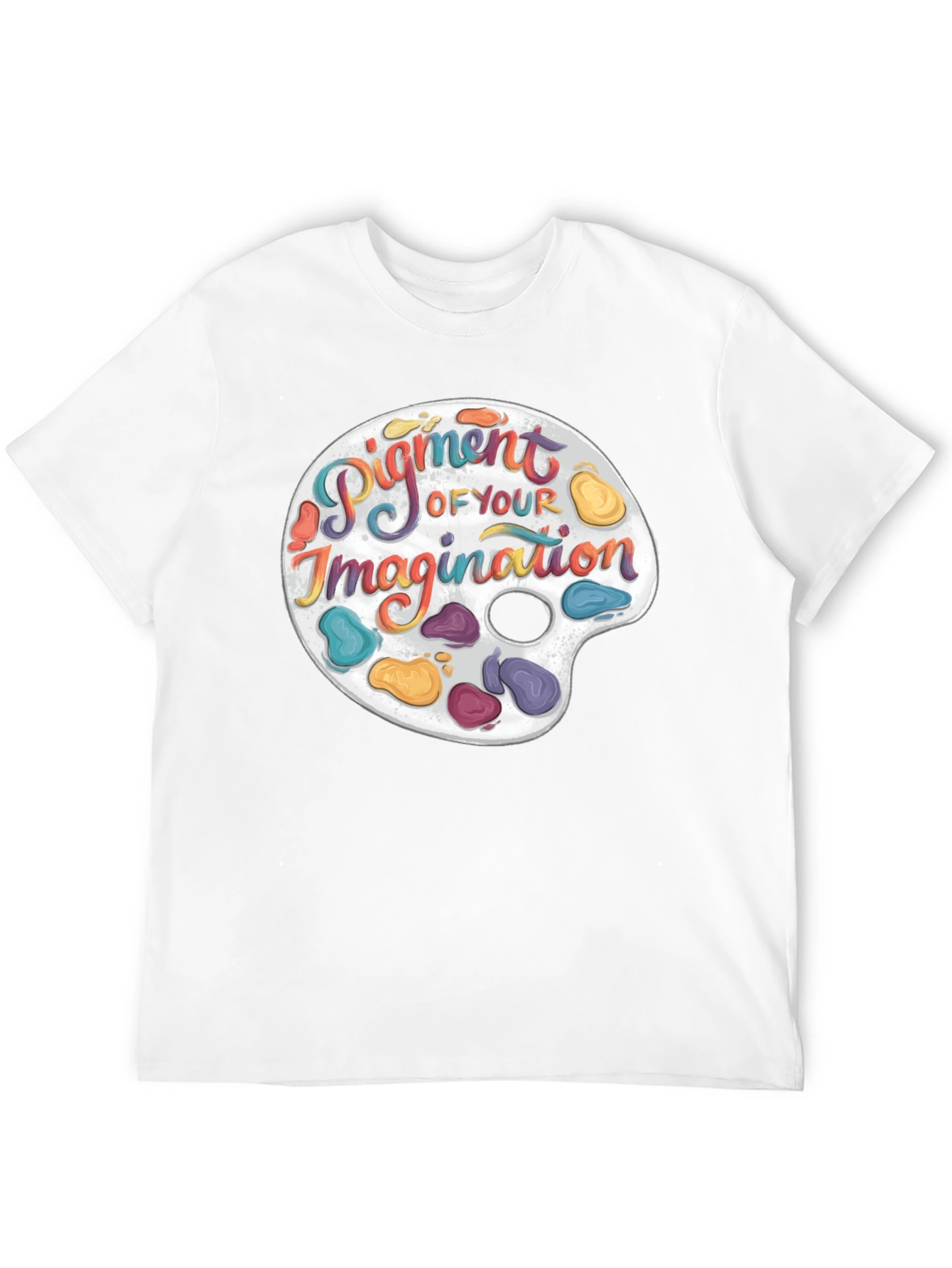 Artistic Palette Graphic T-Shirt - Creative Expression