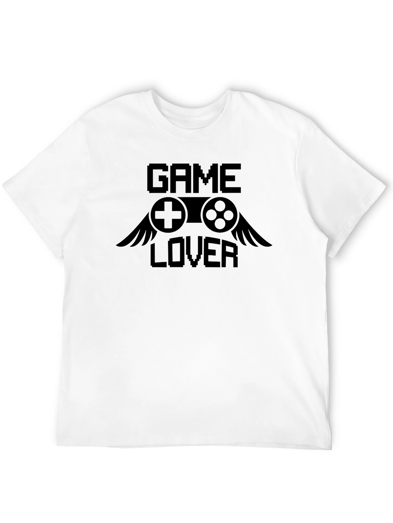 Game Lover Black Graphic Tee - Gamer Apparel
