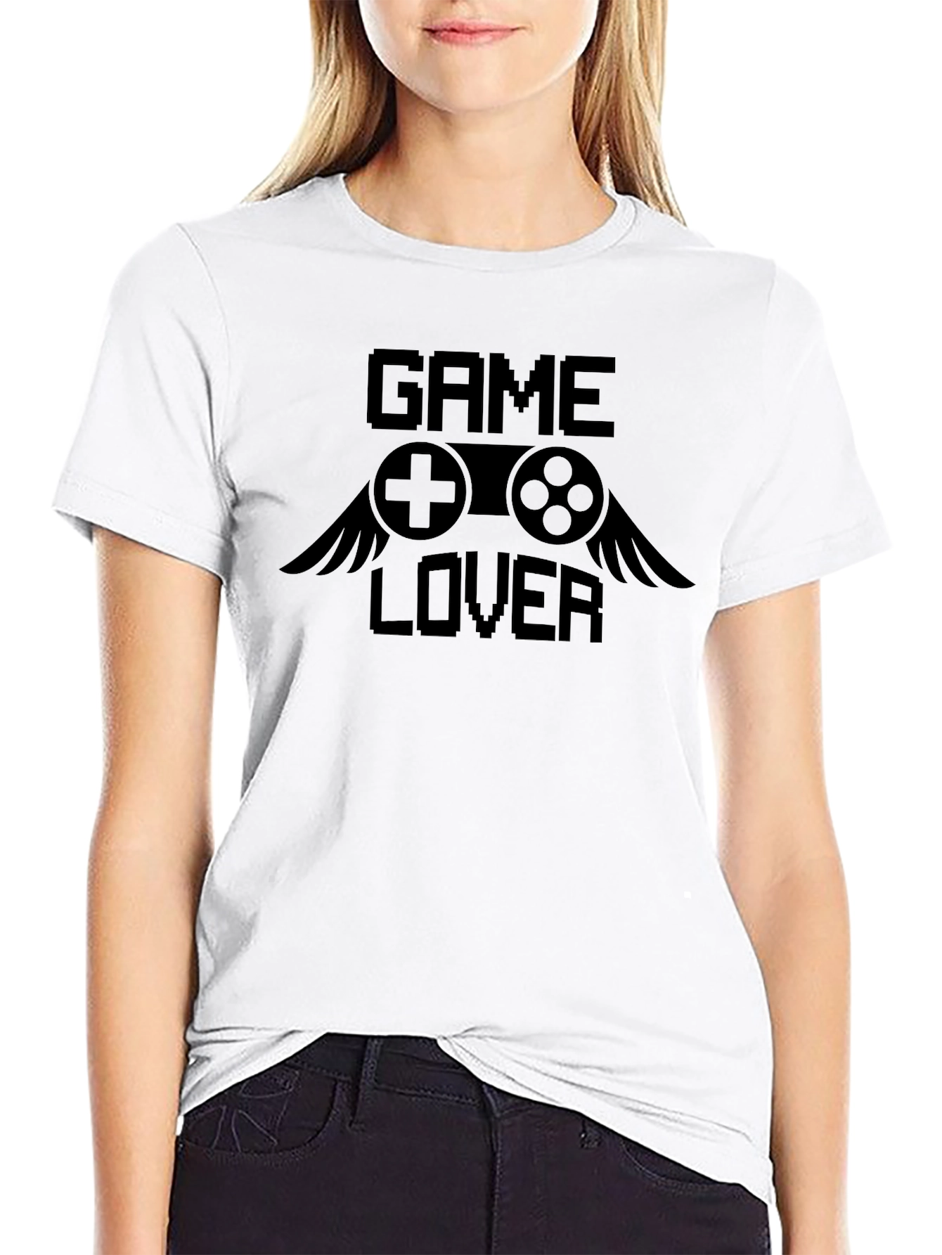 Game Lover Black Graphic Tee - Gamer Apparel