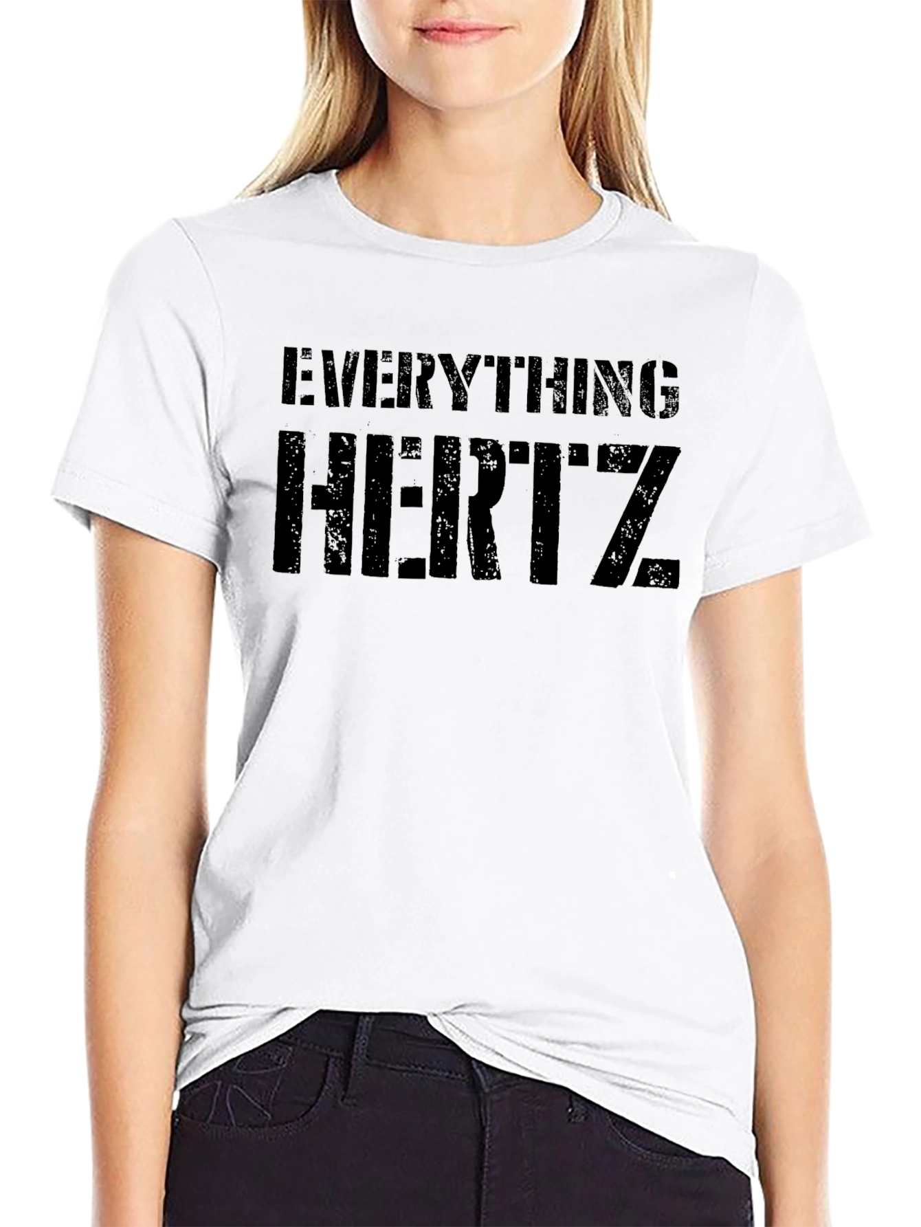 Everything Hertz T-Shirt - Black Graphic Tee
