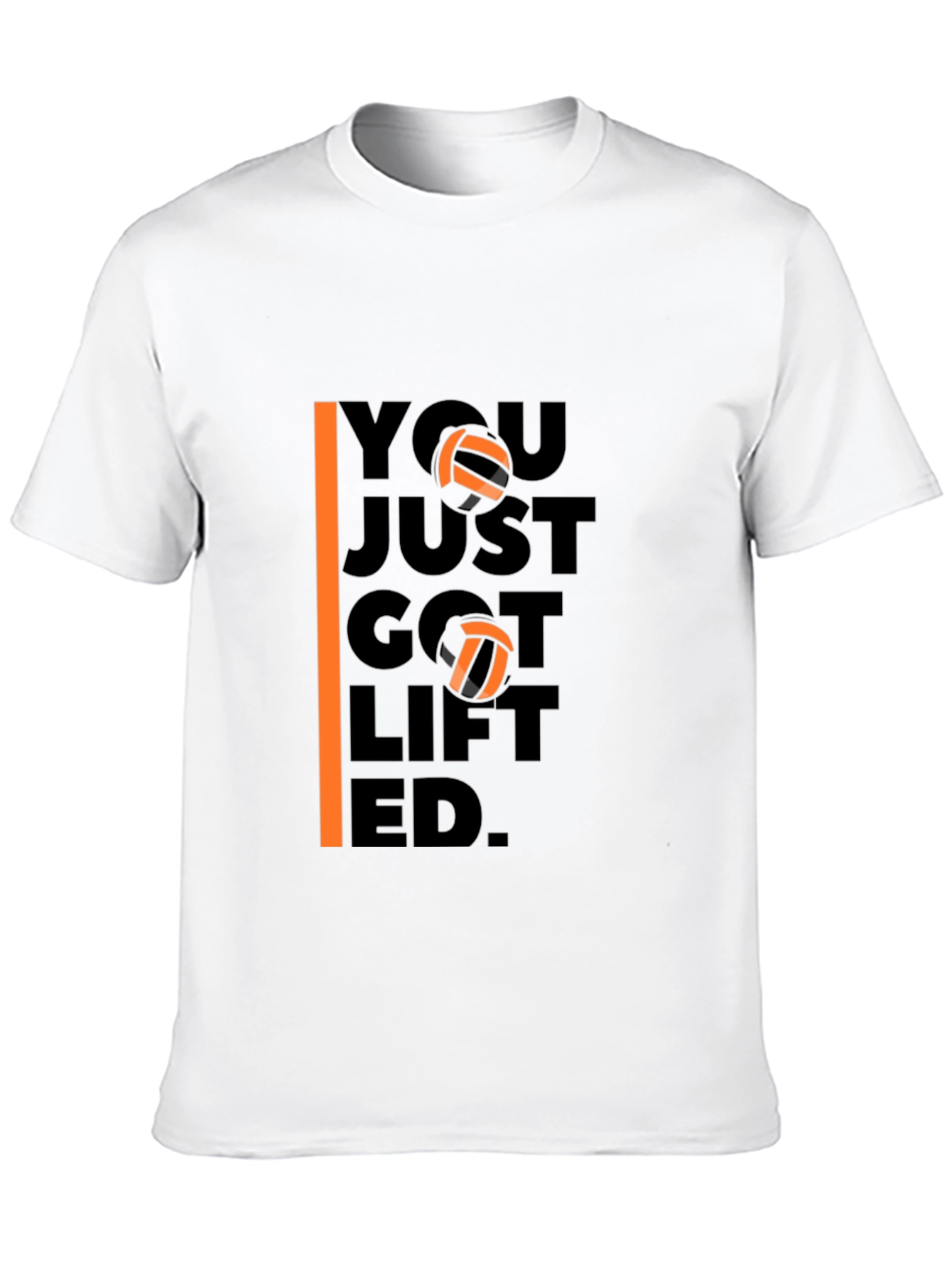 Volleyball Lifted Graphic Tee - Sporty T-Shirt
