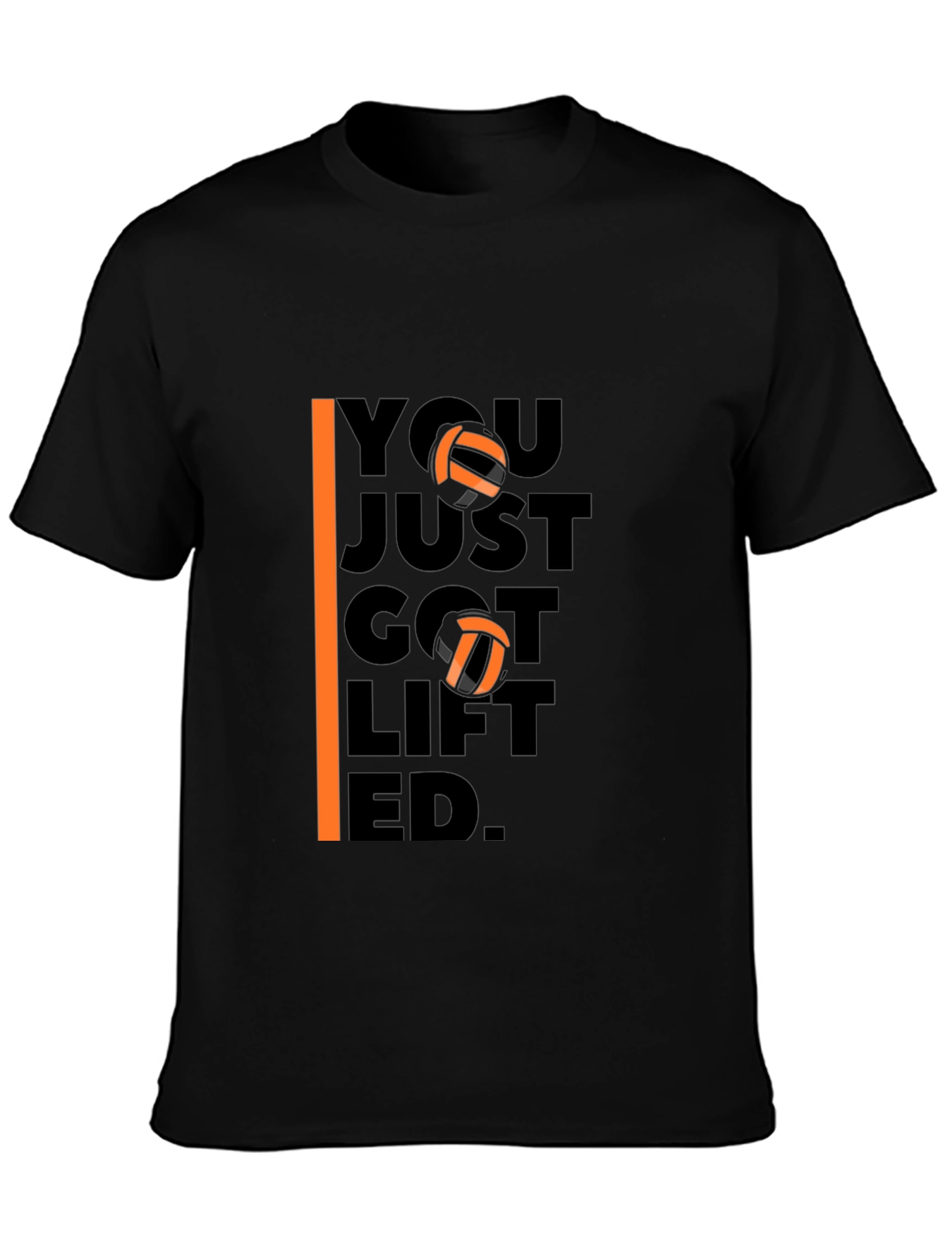 Volleyball Lifted Graphic Tee - Sporty T-Shirt