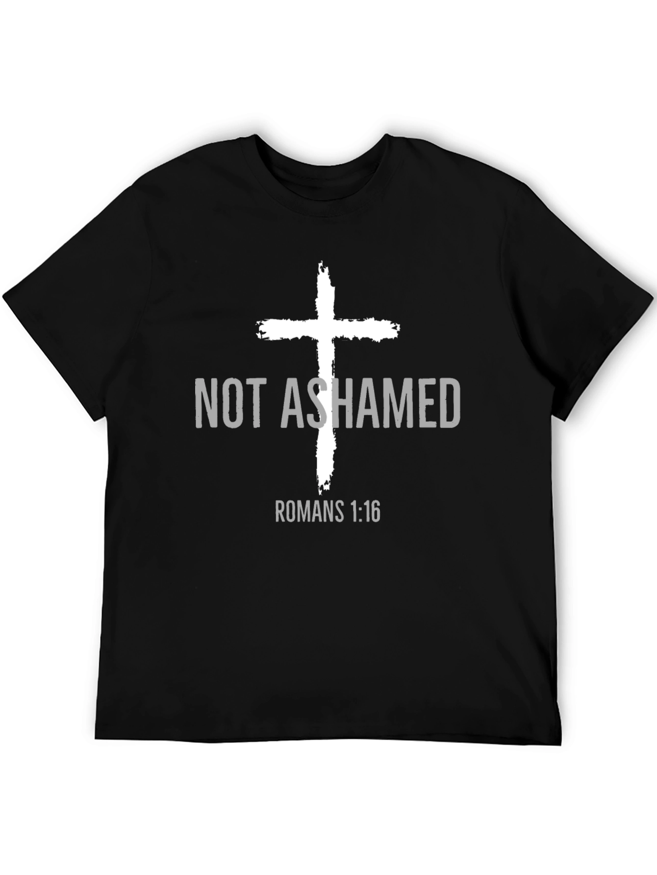 Not Ashamed T-Shirt - Romans 1:16 - Christian Apparel