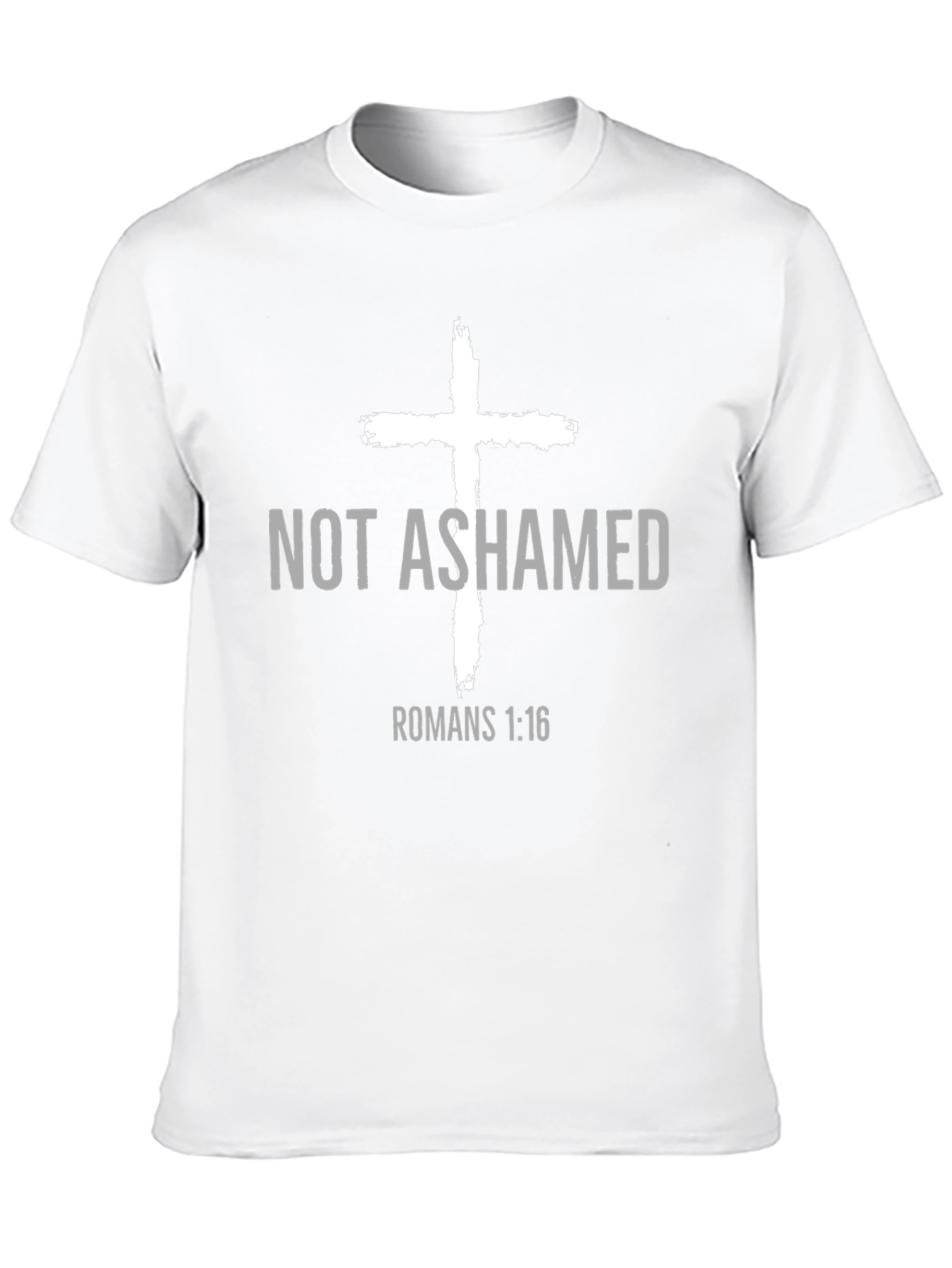 Not Ashamed T-Shirt - Romans 1:16 - Christian Apparel