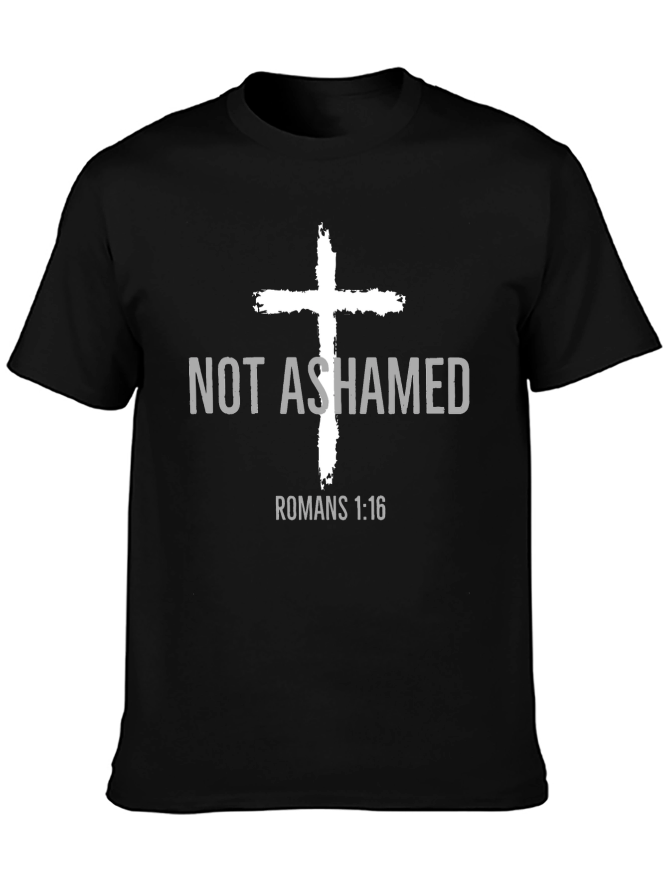 Not Ashamed T-Shirt - Romans 1:16 - Christian Apparel