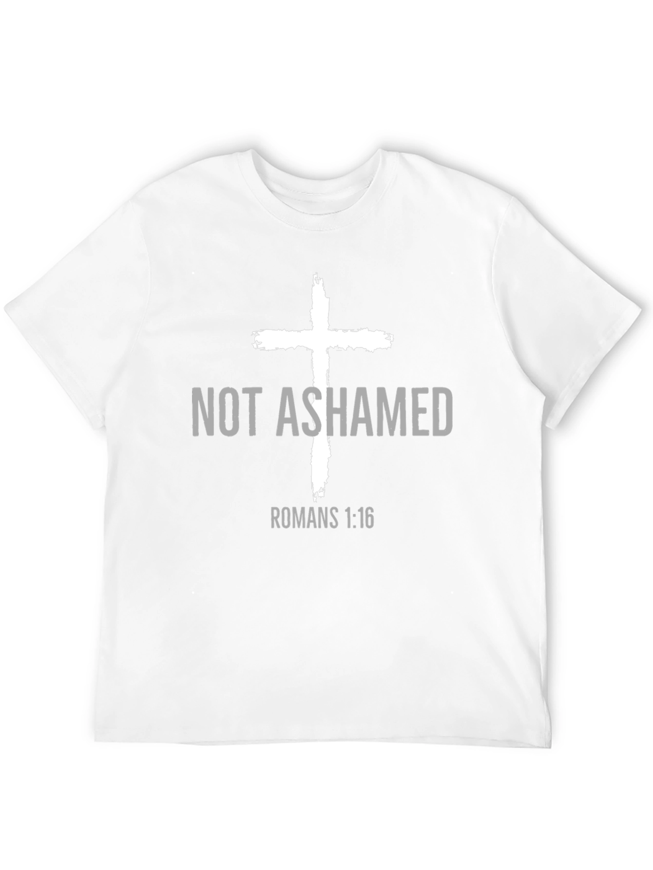Not Ashamed T-Shirt - Romans 1:16 - Christian Apparel