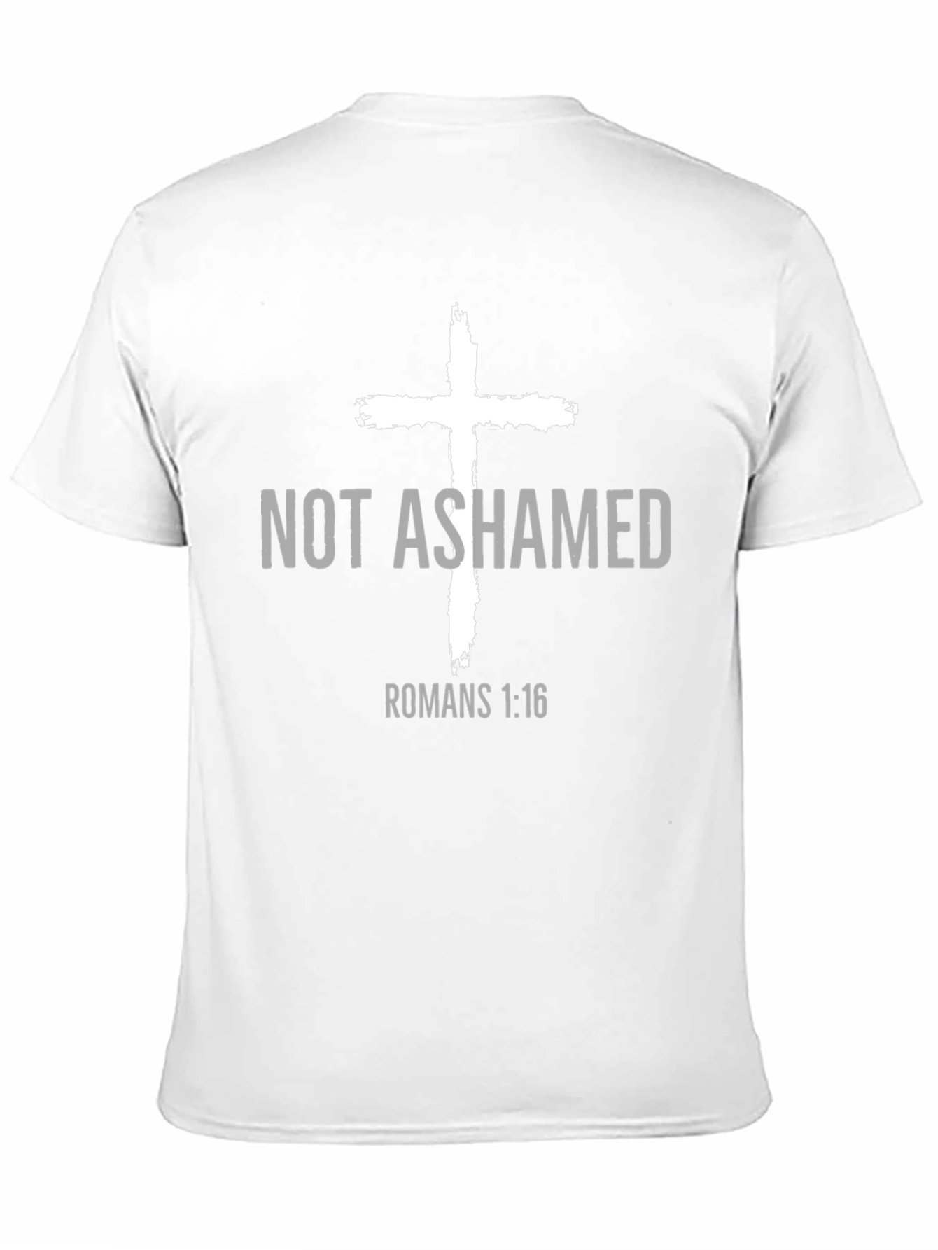 Not Ashamed T-Shirt - Romans 1:16 - Christian Apparel