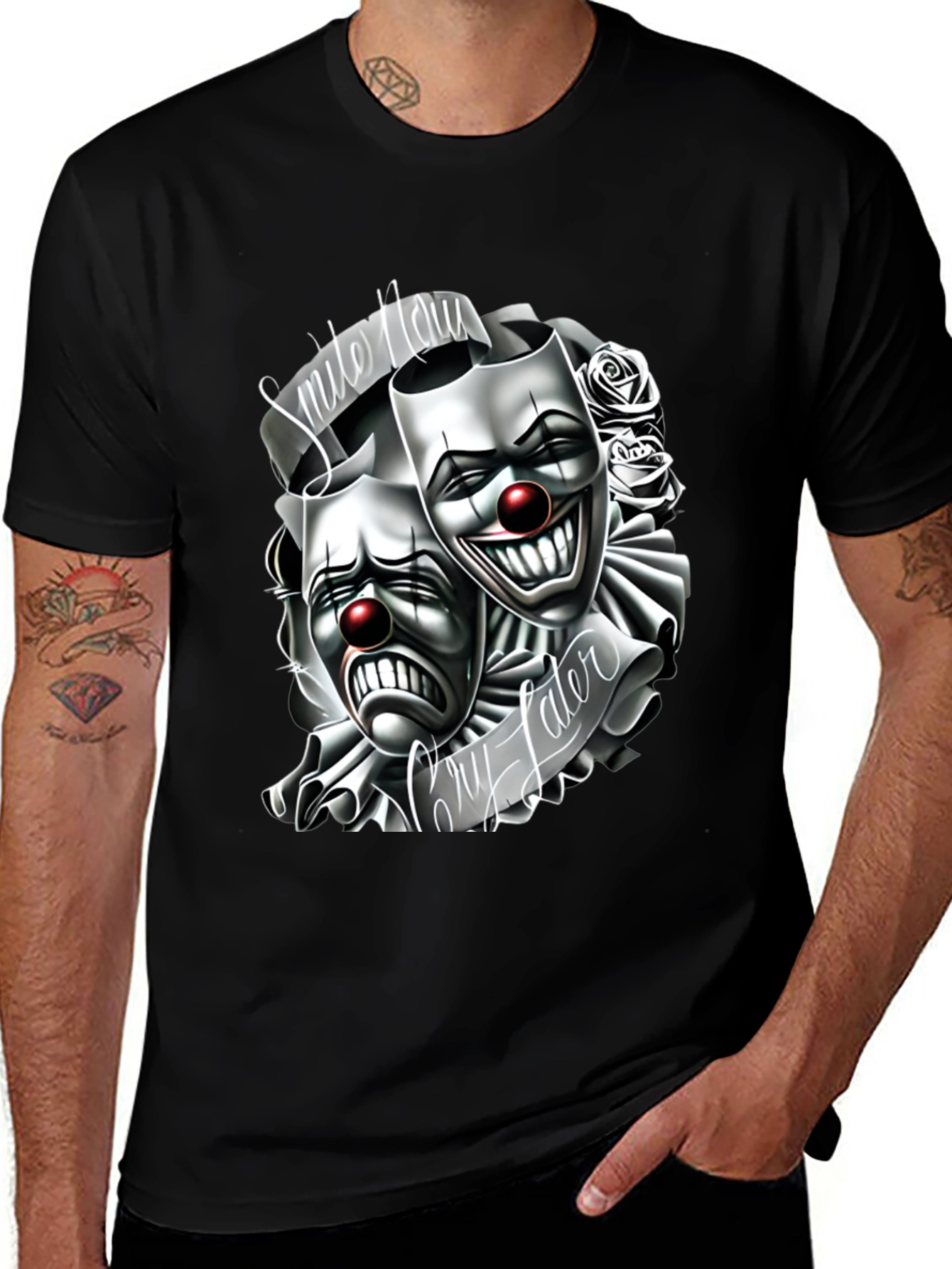 Smile Now Cry Later Clown T-Shirt