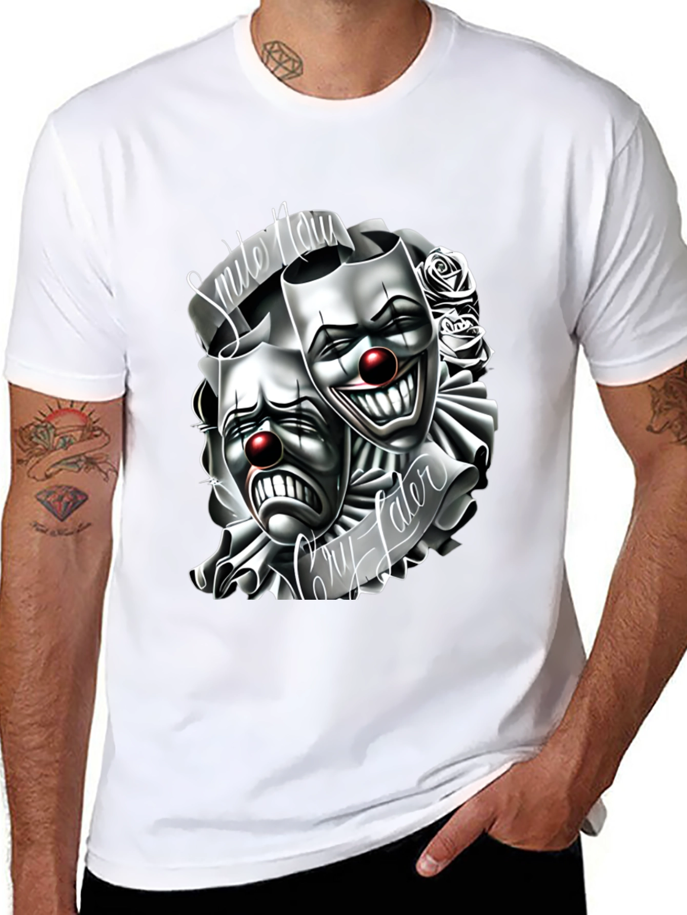 Smile Now Cry Later Clown T-Shirt