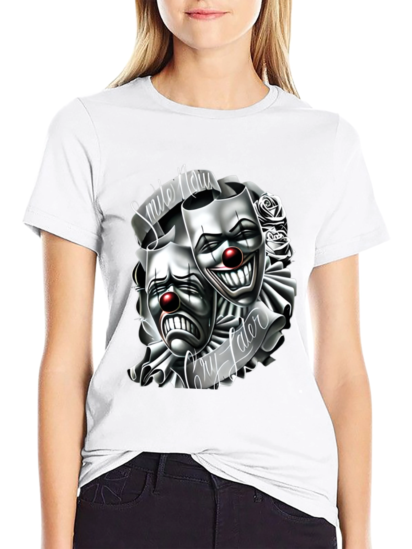 Smile Now Cry Later Clown T-Shirt