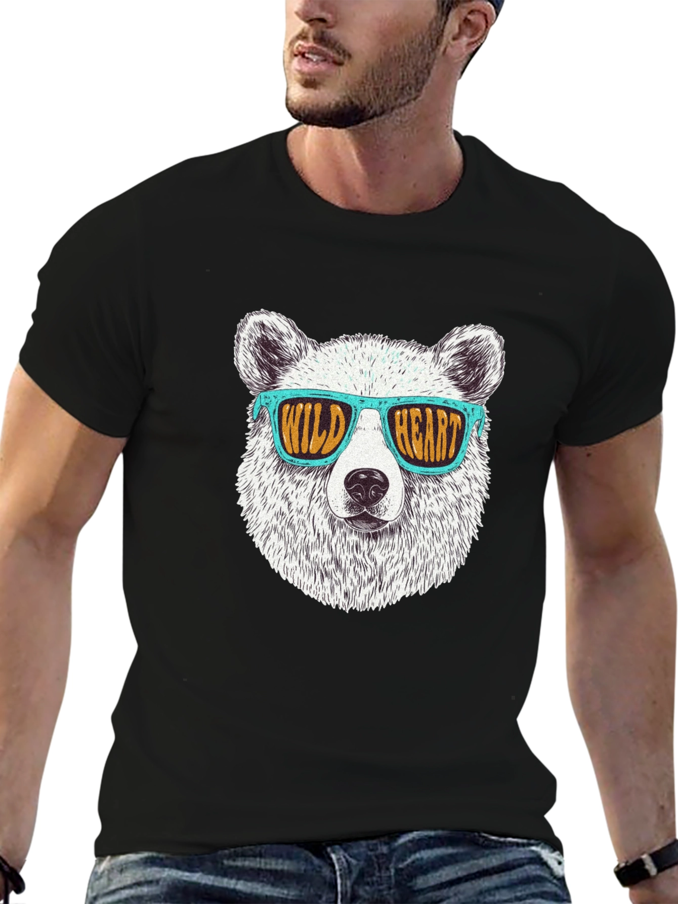 Cool Bear Graphic Tee - Wild Heart Design