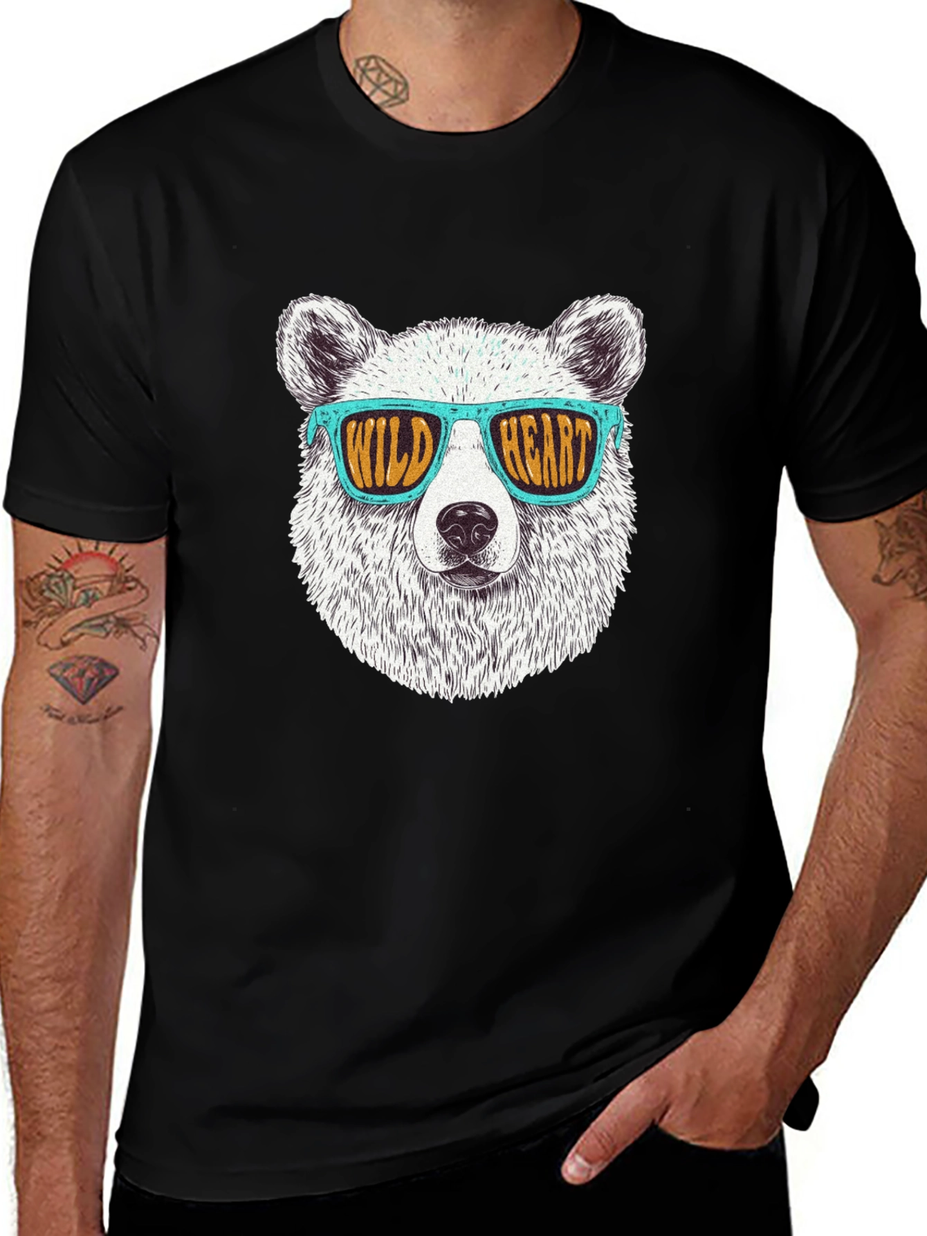 Cool Bear Graphic Tee - Wild Heart Design