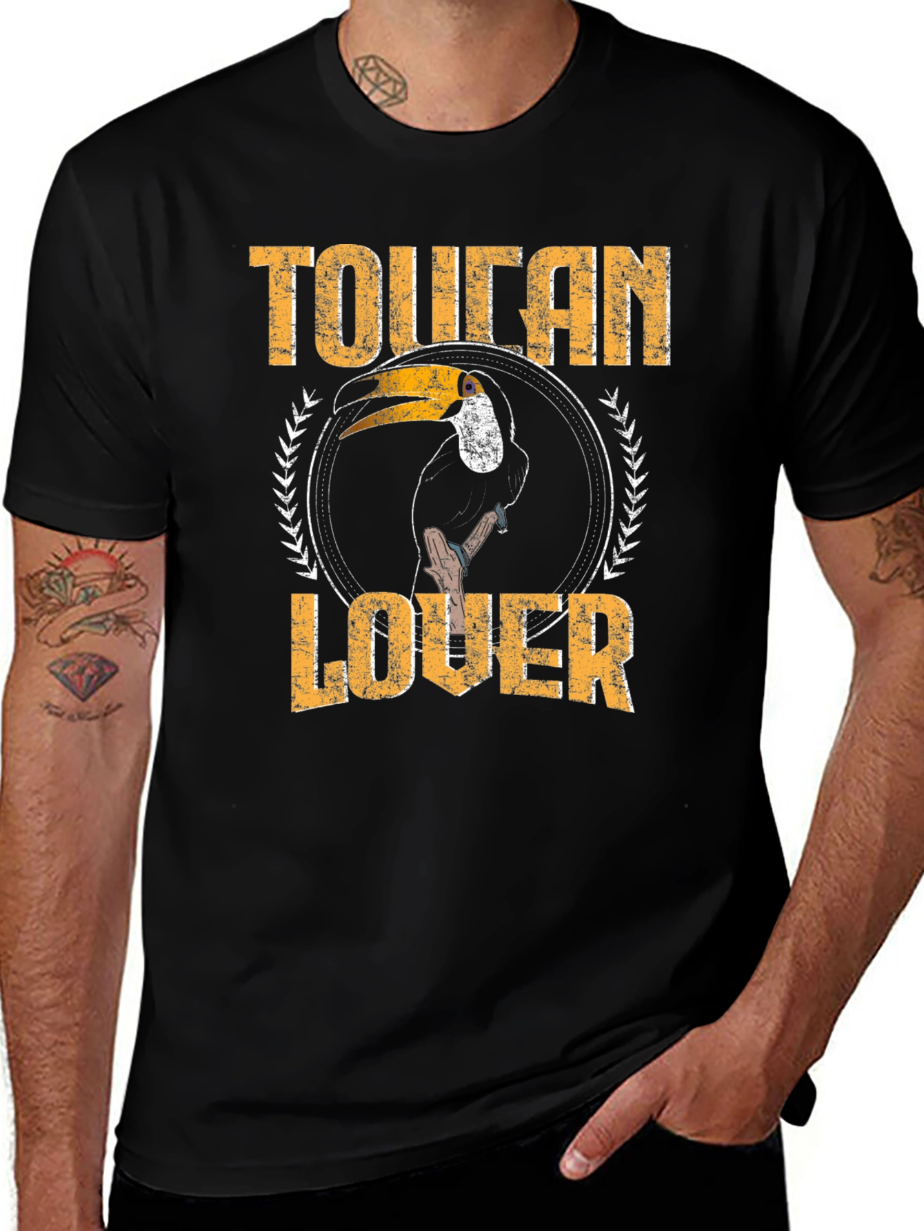Toucan Lover Black T-Shirt