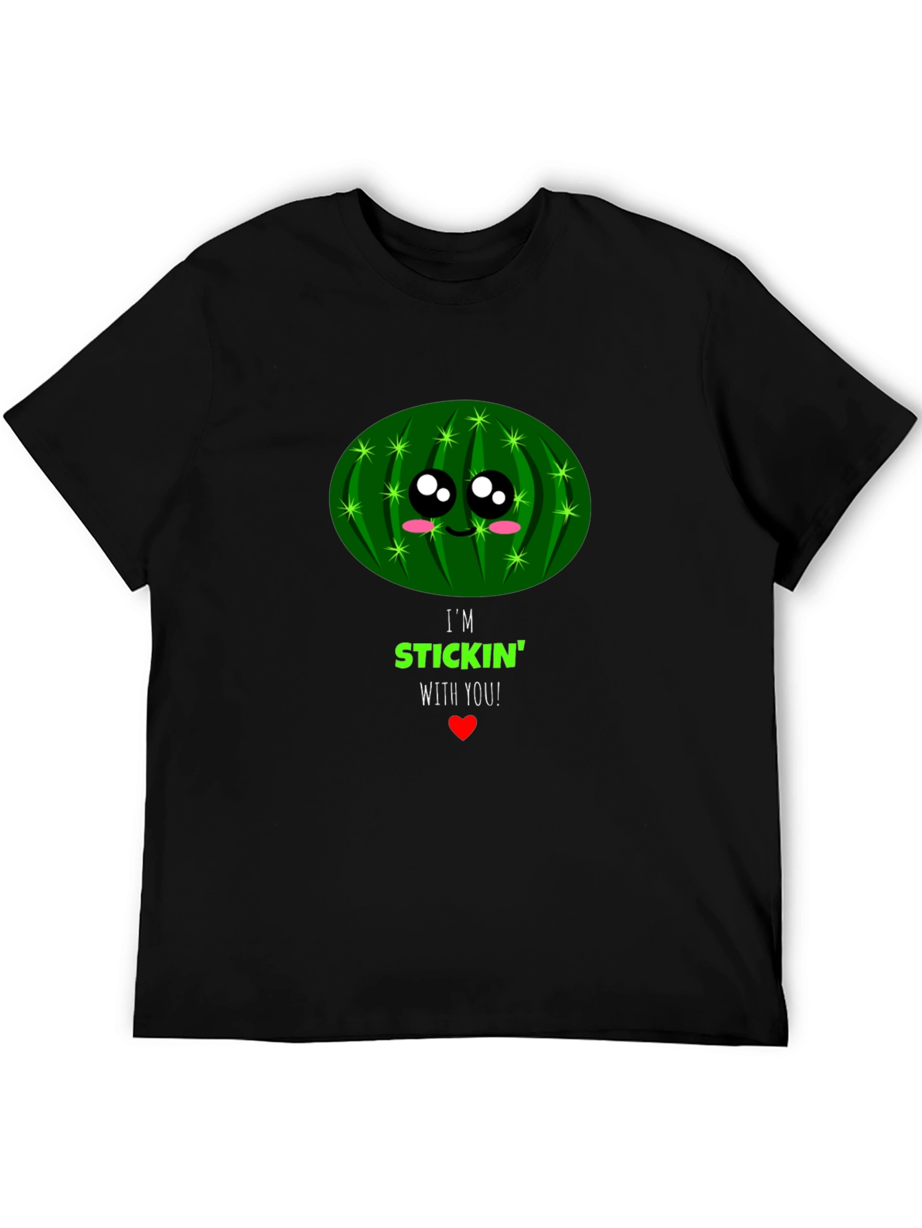 Im Stickin With You Cactus Graphic T-Shirt