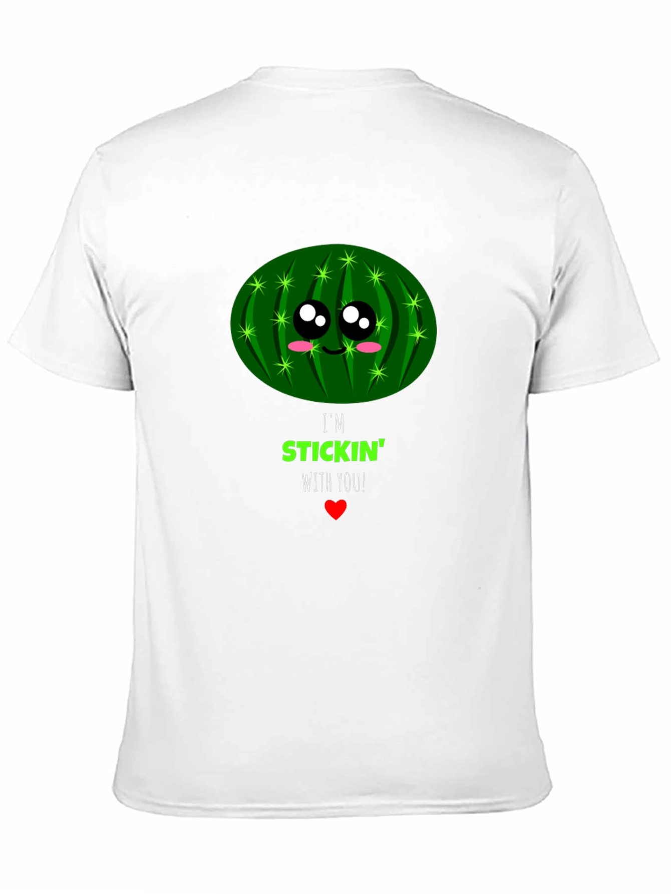 Im Stickin With You Cactus Graphic T-Shirt