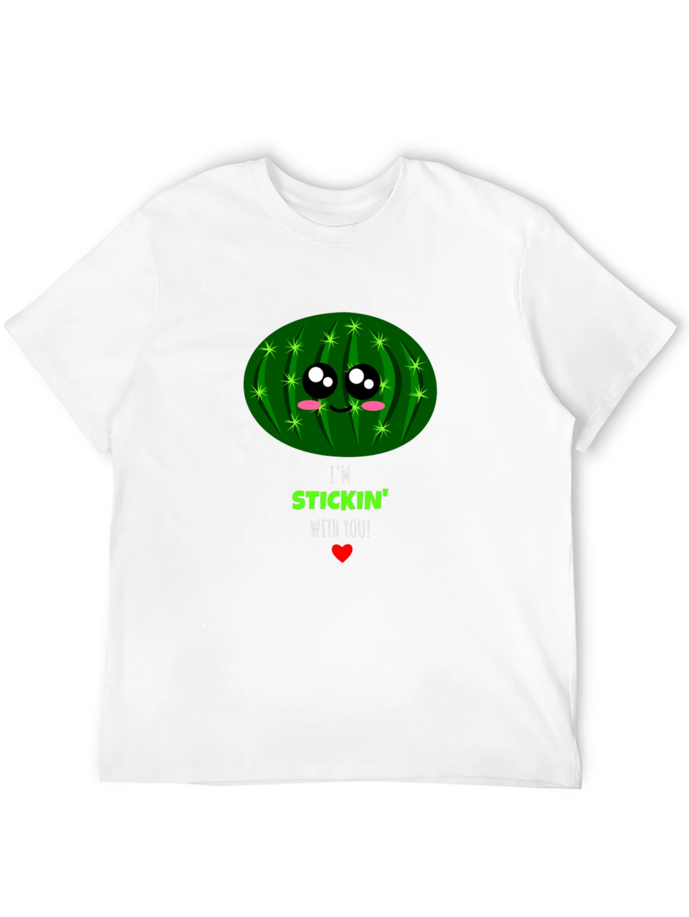 Im Stickin With You Cactus Graphic T-Shirt