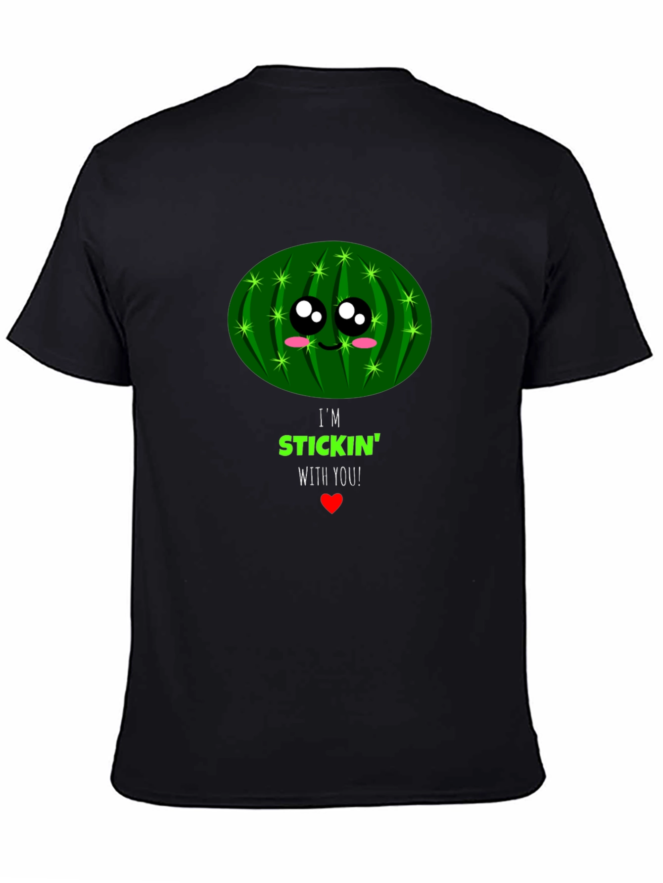 Im Stickin With You Cactus Graphic T-Shirt