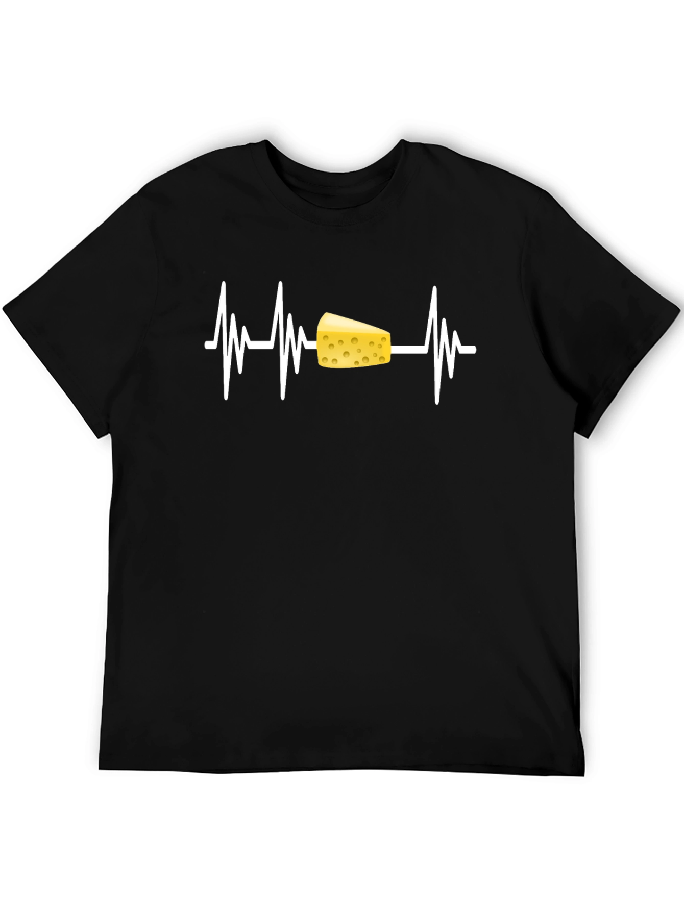 Cheese Heartbeat T-Shirt - Food Lover Tee