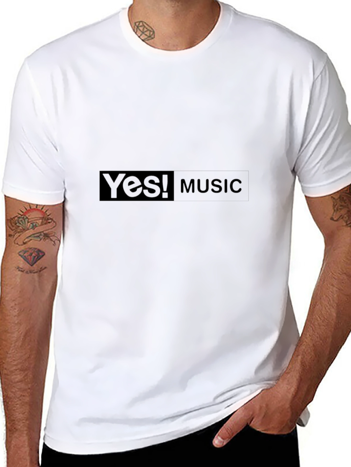 Yes! Music Black Graphic Tee