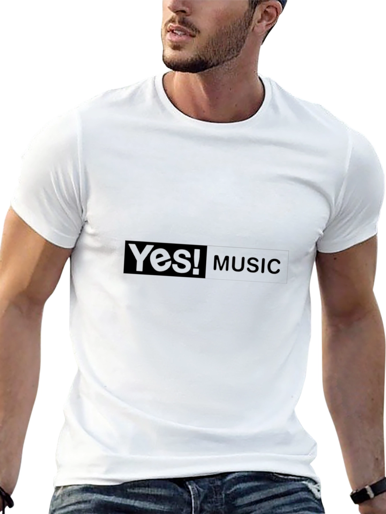 Yes! Music Black Graphic Tee
