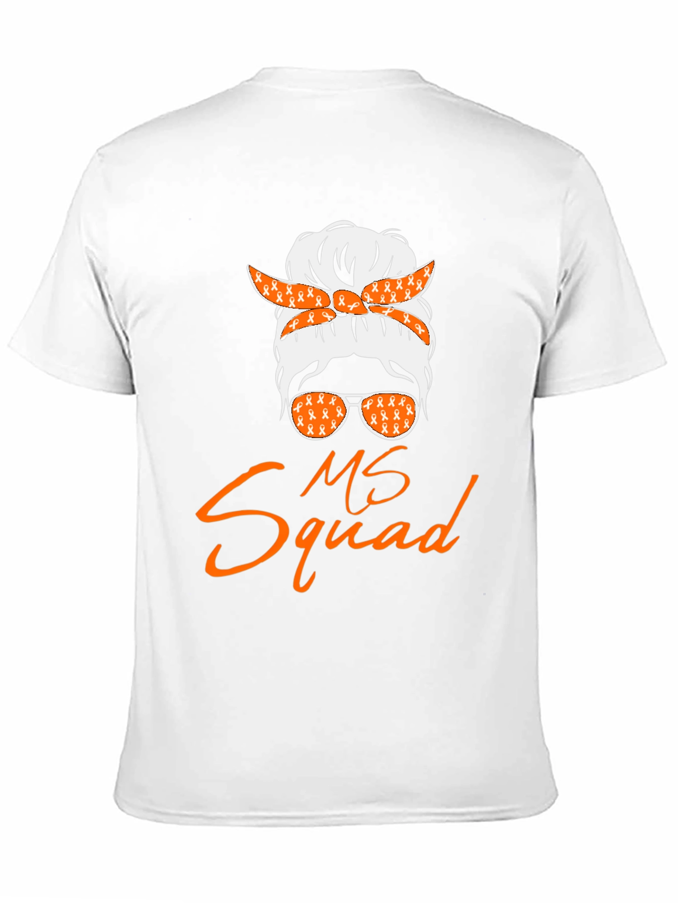 MS Squad Messy Bun T-Shirt - Awareness Tee